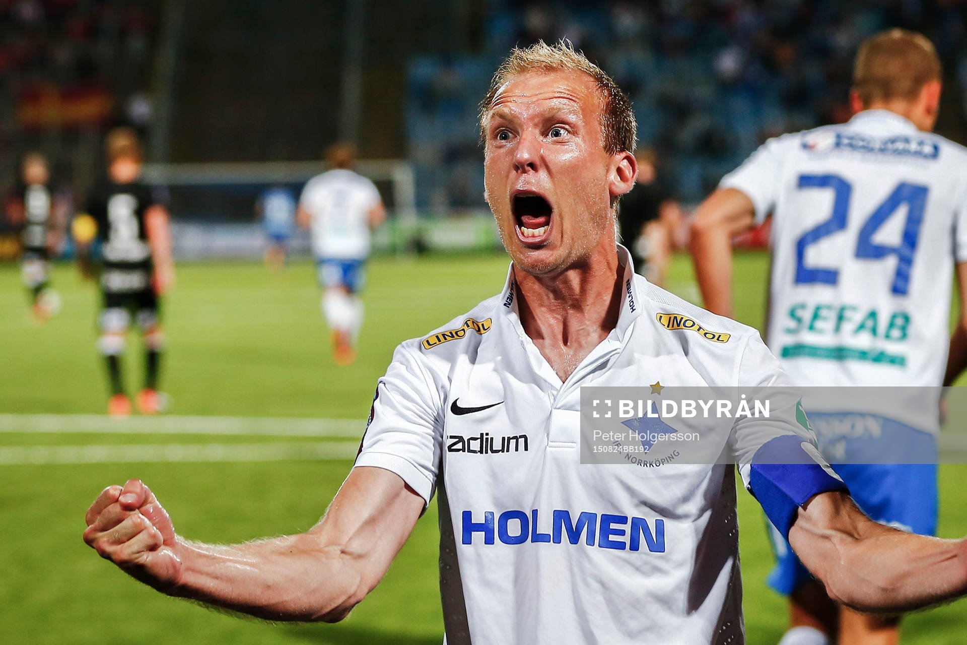 Norrköpings Andreas Johansson jublar