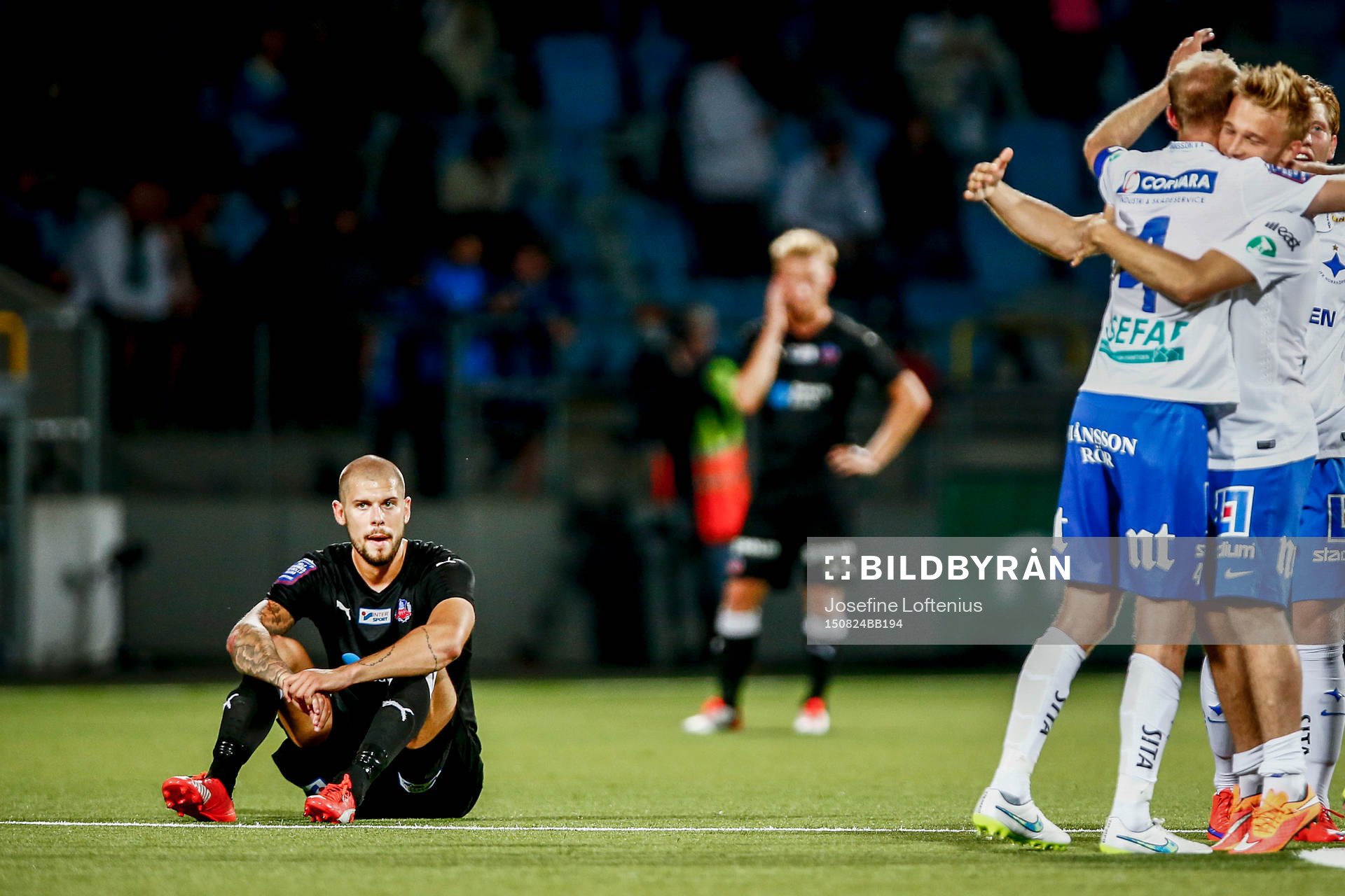 Helsingborgs Robin Simovic deppar
