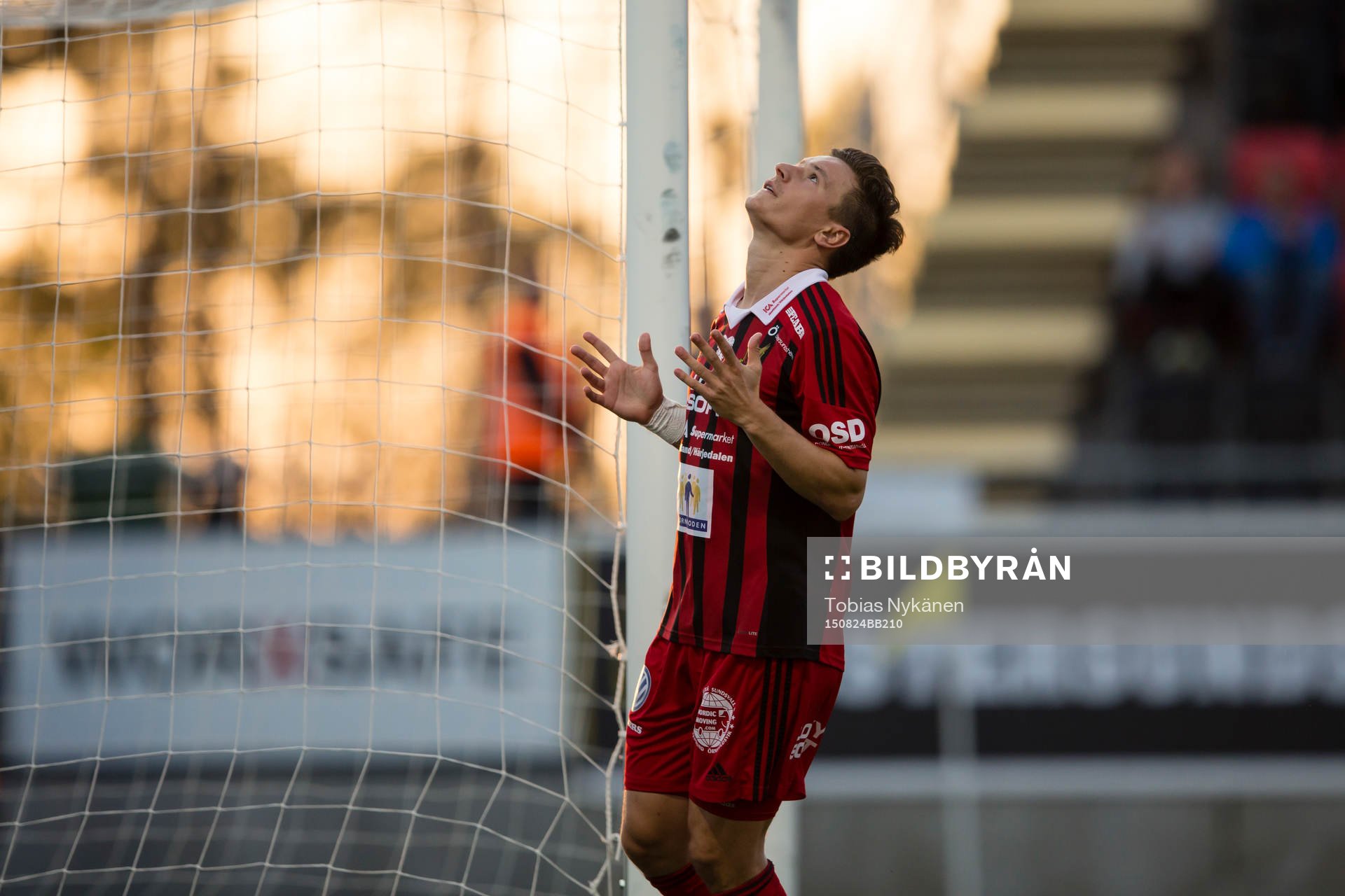 Östersunds Jamie Hopcutt deppar