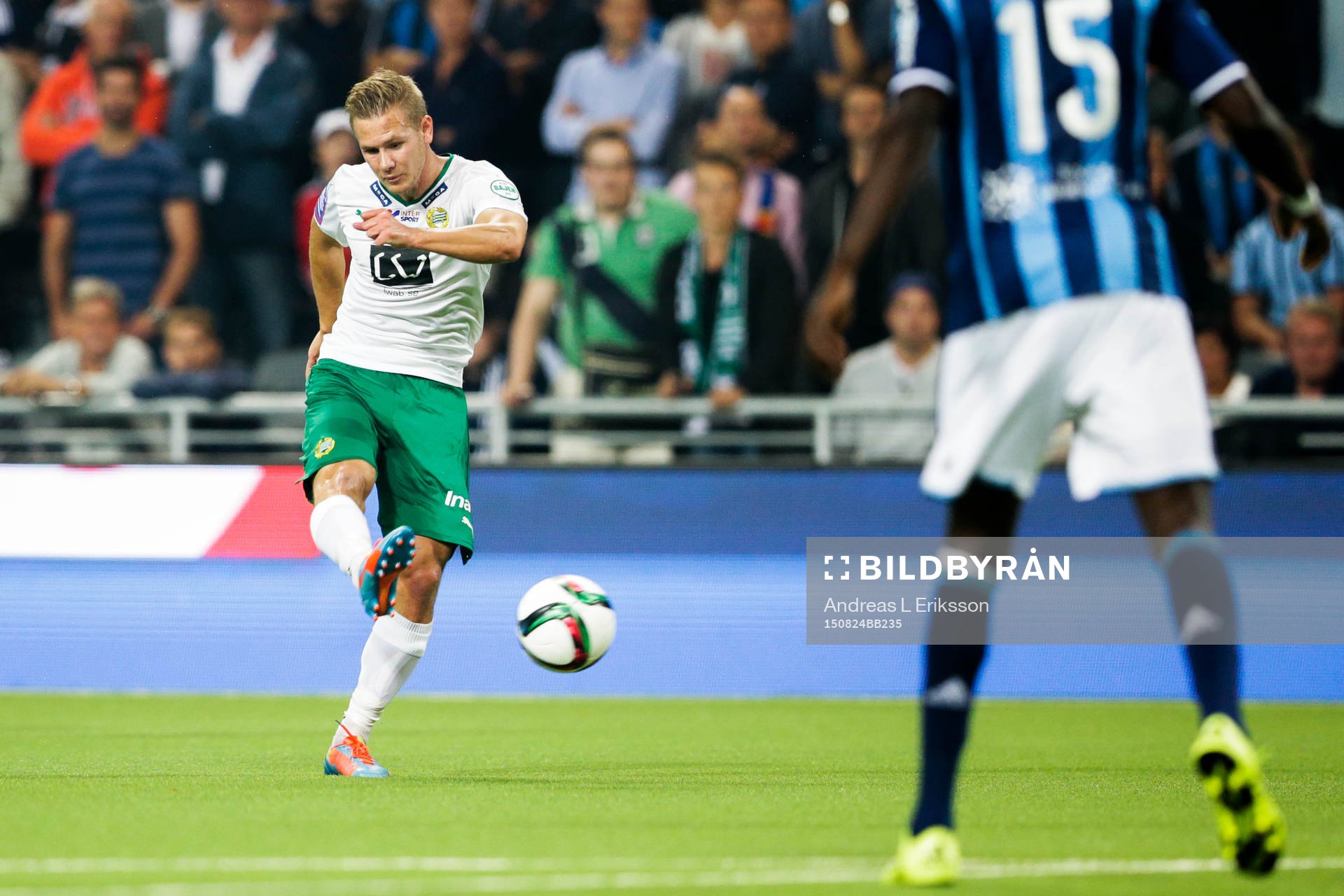 Hammarbys Erik Israelsson gör 2-1