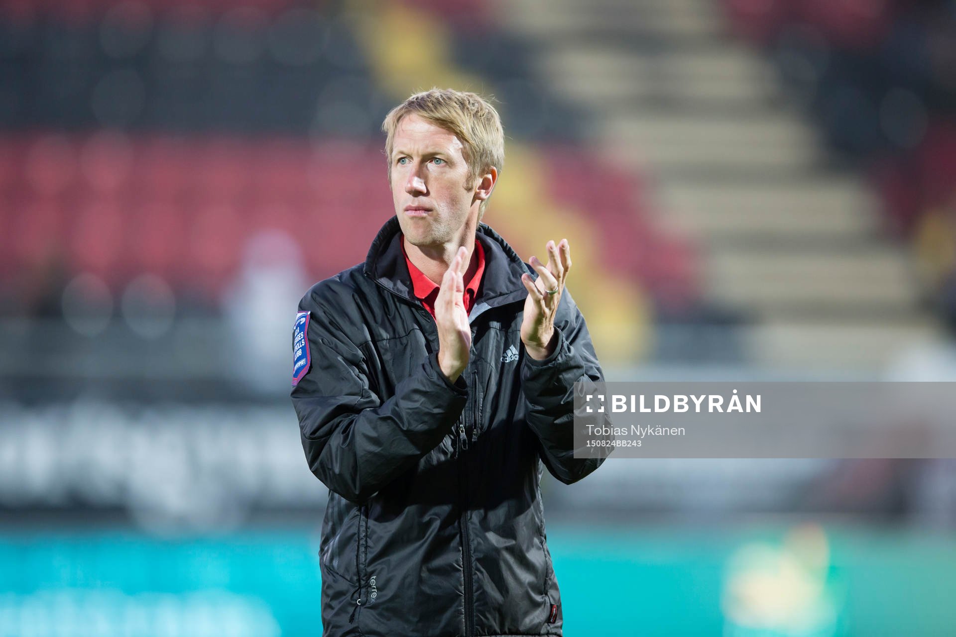 Östersunds tränare Graham Potter tackar publiken