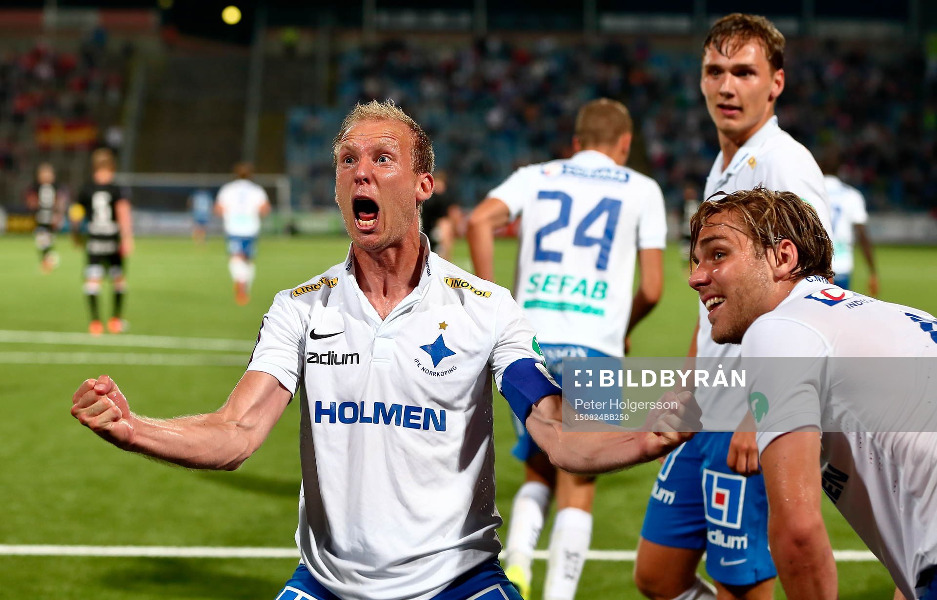 Norrköpings Andreas Johansson jublar