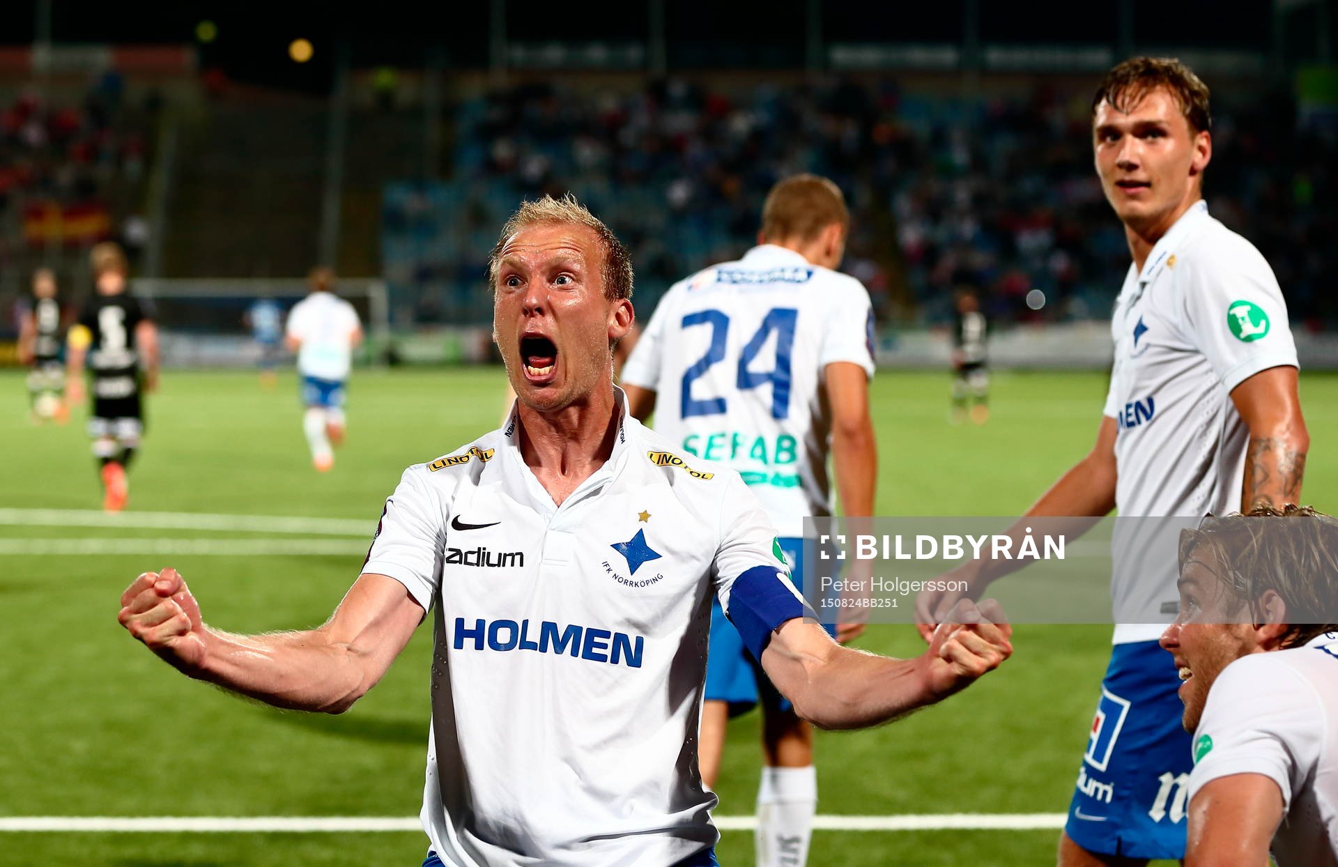 Norrköpings Andreas Johansson jublar