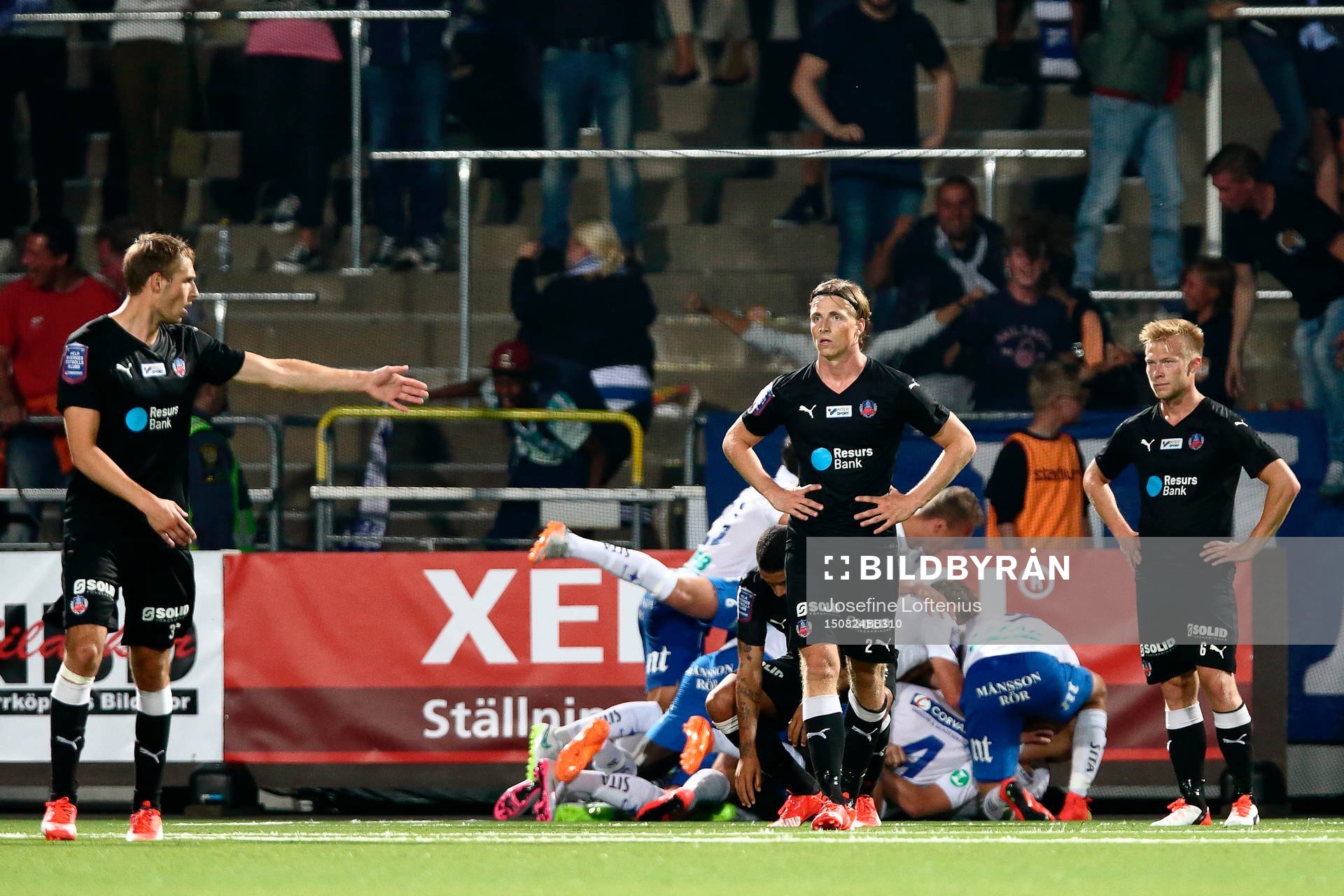 Helsingborgs Frederik Helstrup Jensen, Carl Johansson och