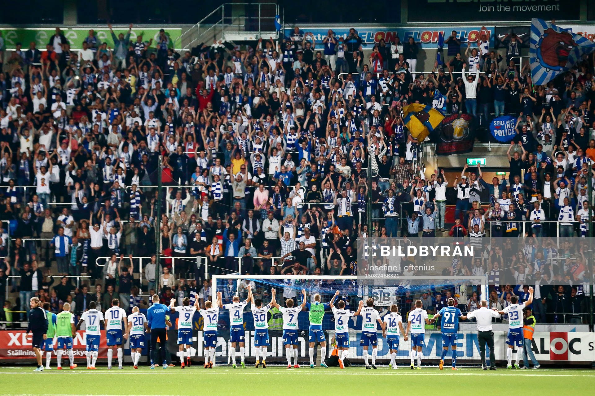 Norrköping firar med sina supportrar