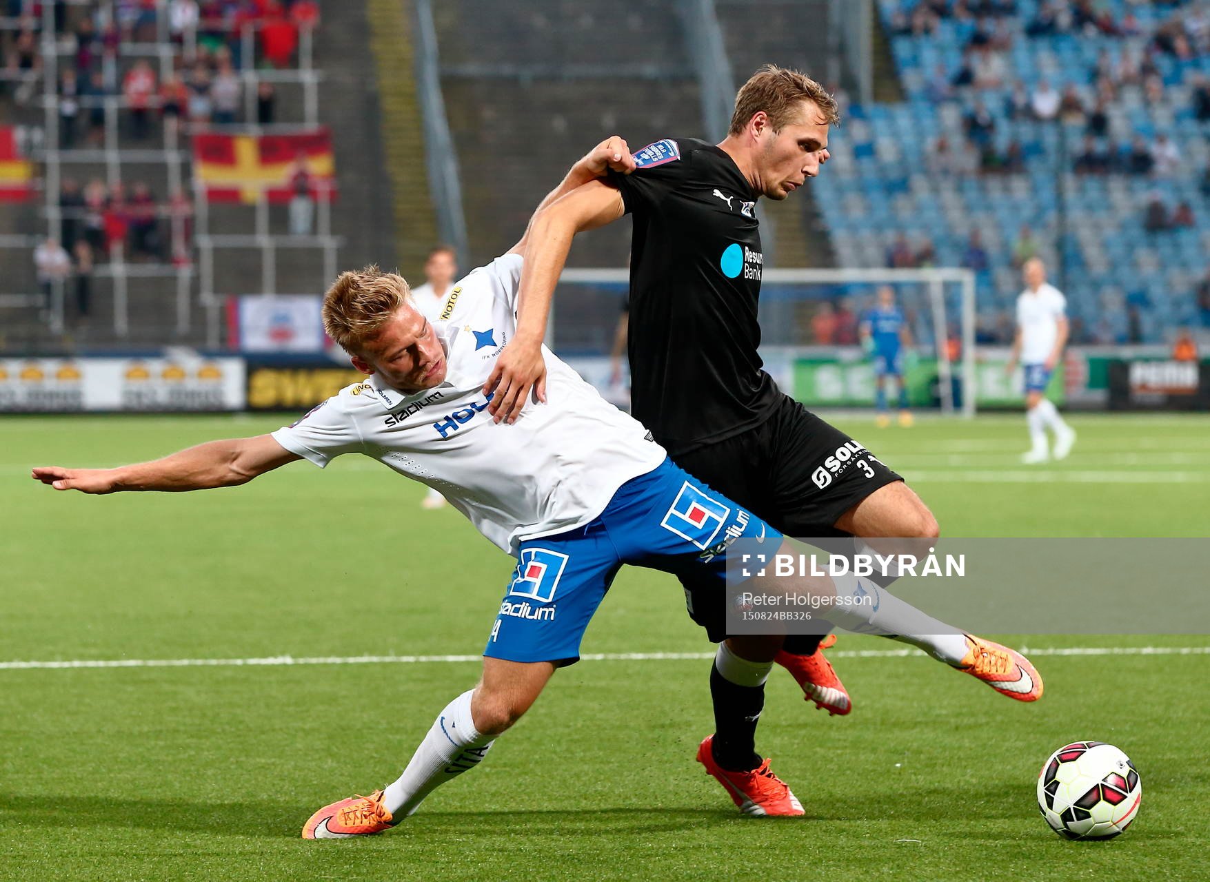 Norrköpings Nicklas Bärkroth och Helsingborgs Frederik