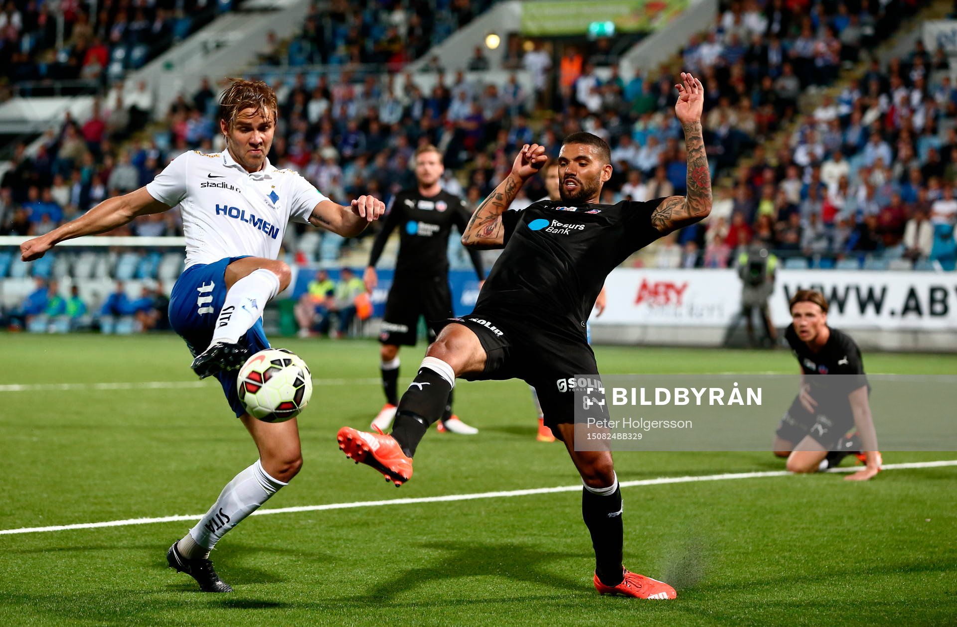 Norrköpings Christoffer Nyman och Helsingborgs Victor