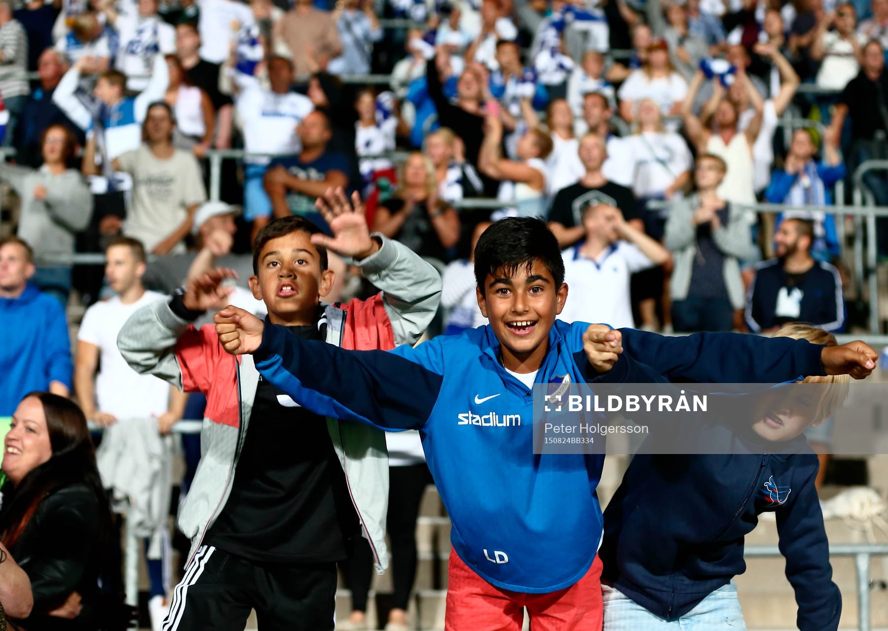 Norrköpings supporters jublar