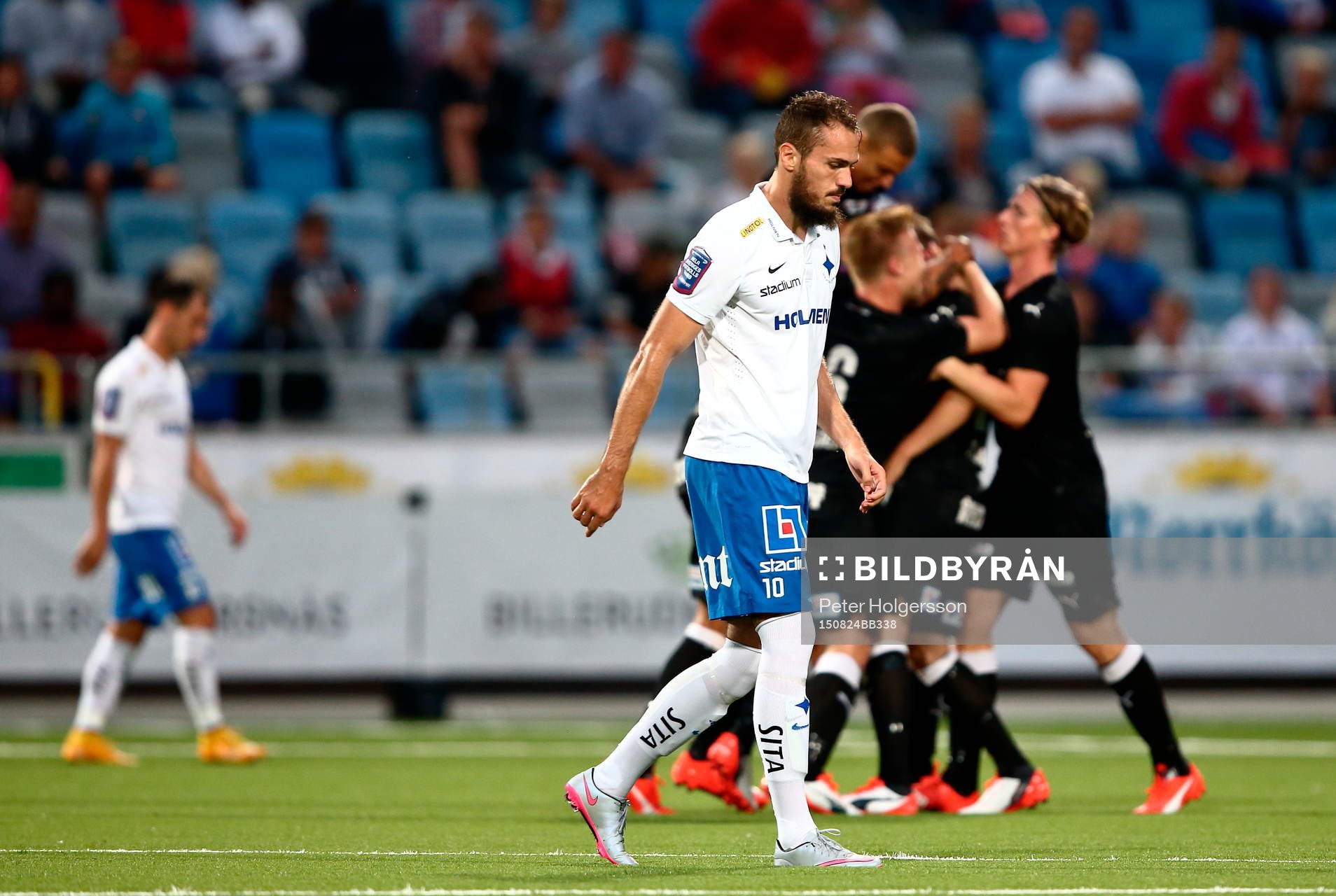 Jubel och Norrköpings Emir Kujovic deppar