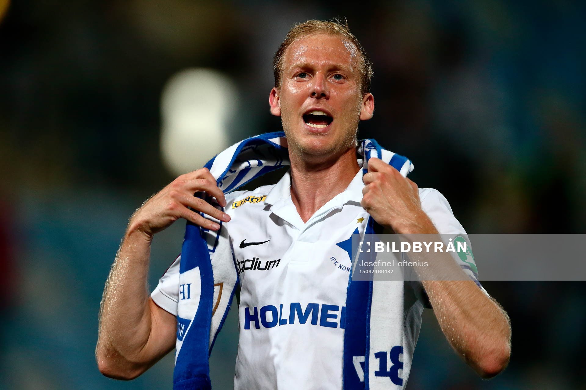 Norrköpings Andreas Johansson firar