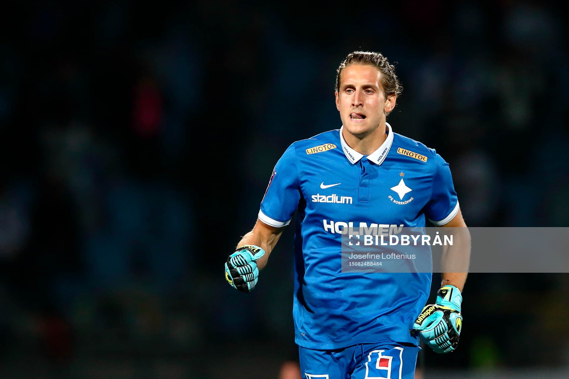 Norrköpings målvakt David Mitov Nilsson