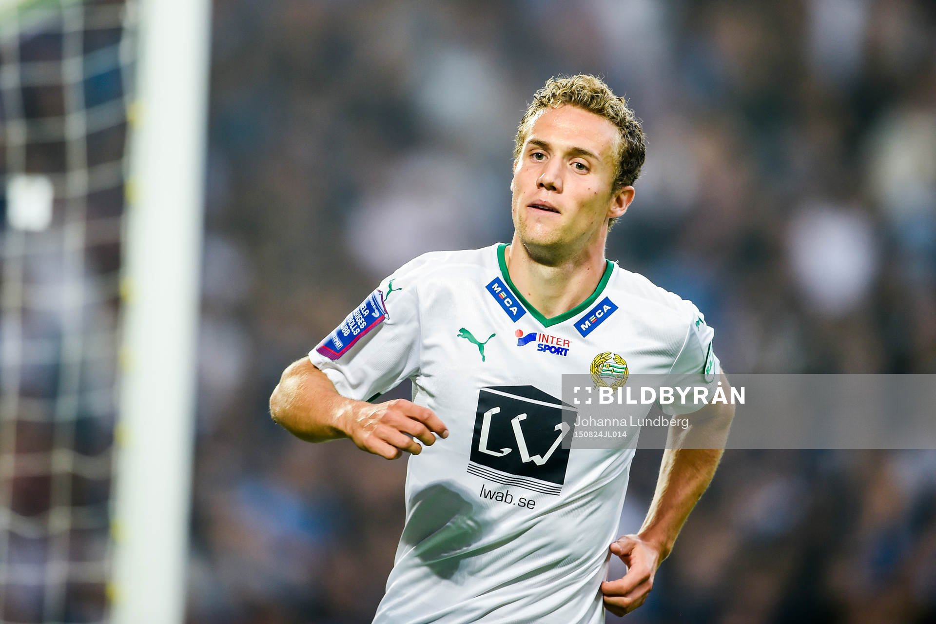 Hammarbys Fredrik Torsteinbö firar 0-1 målet