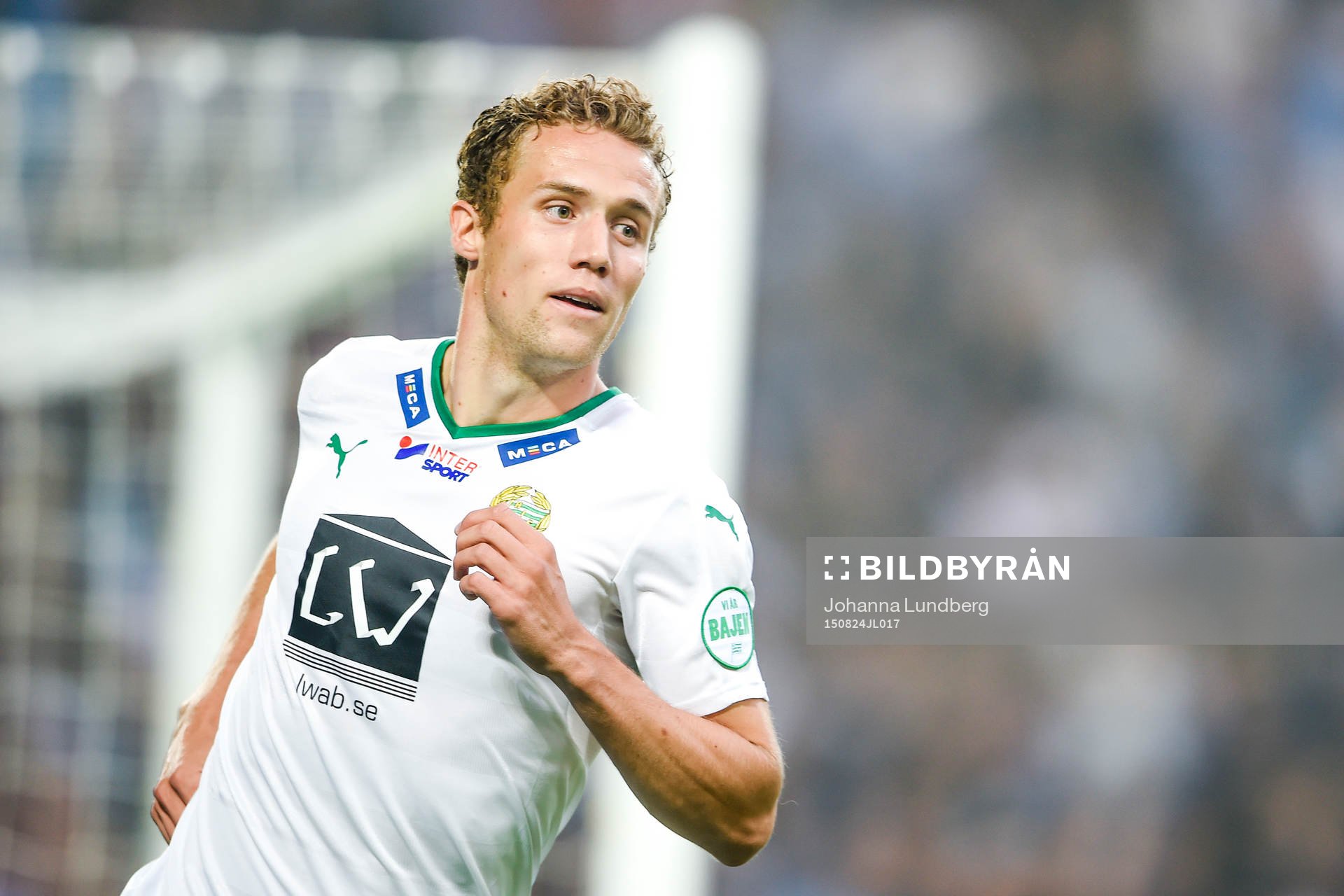 Hammarbys Fredrik Torsteinbö firar 0-1 målet