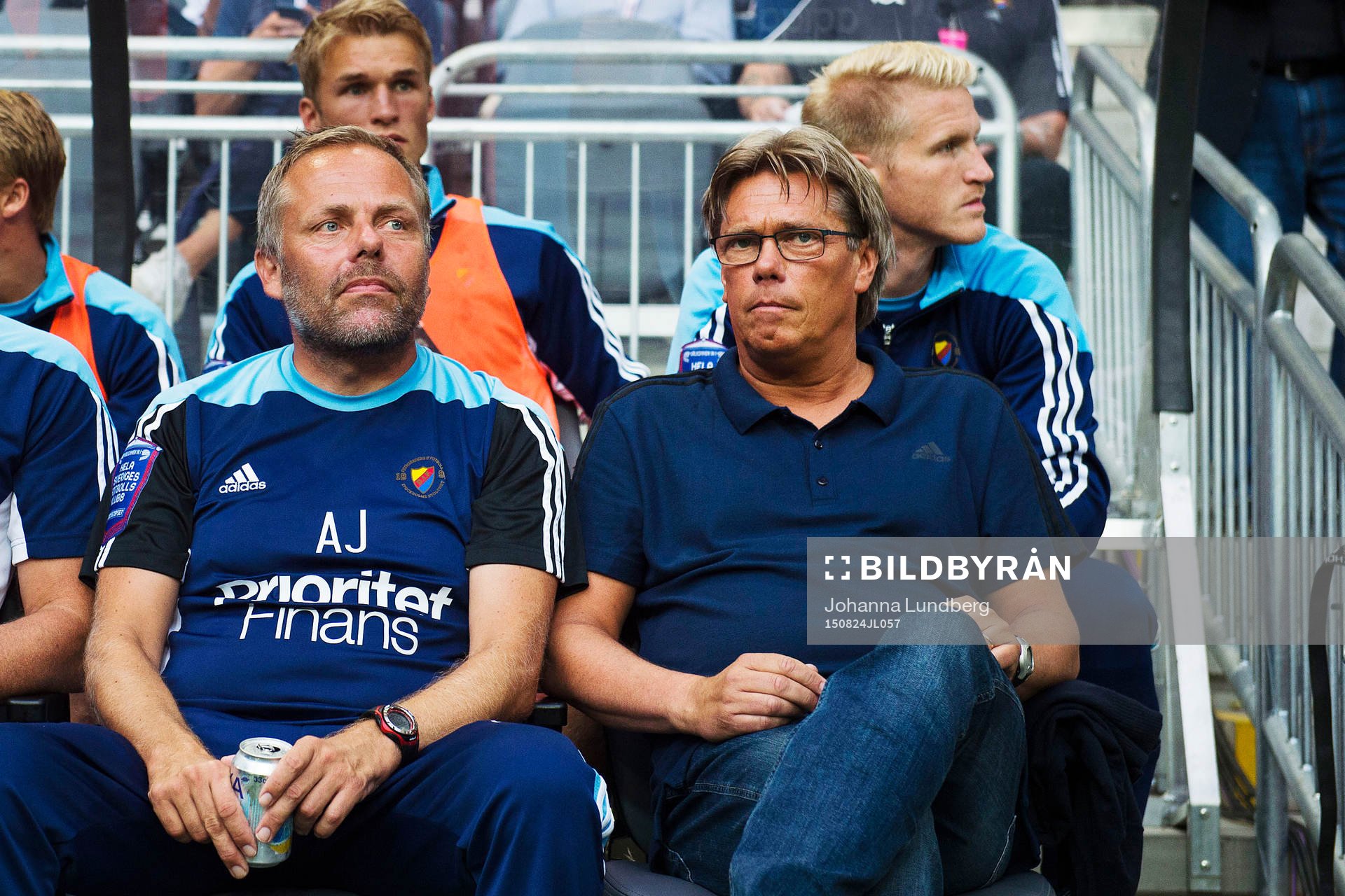 Djurgårdens assisterande tränare Anders Johansson och
