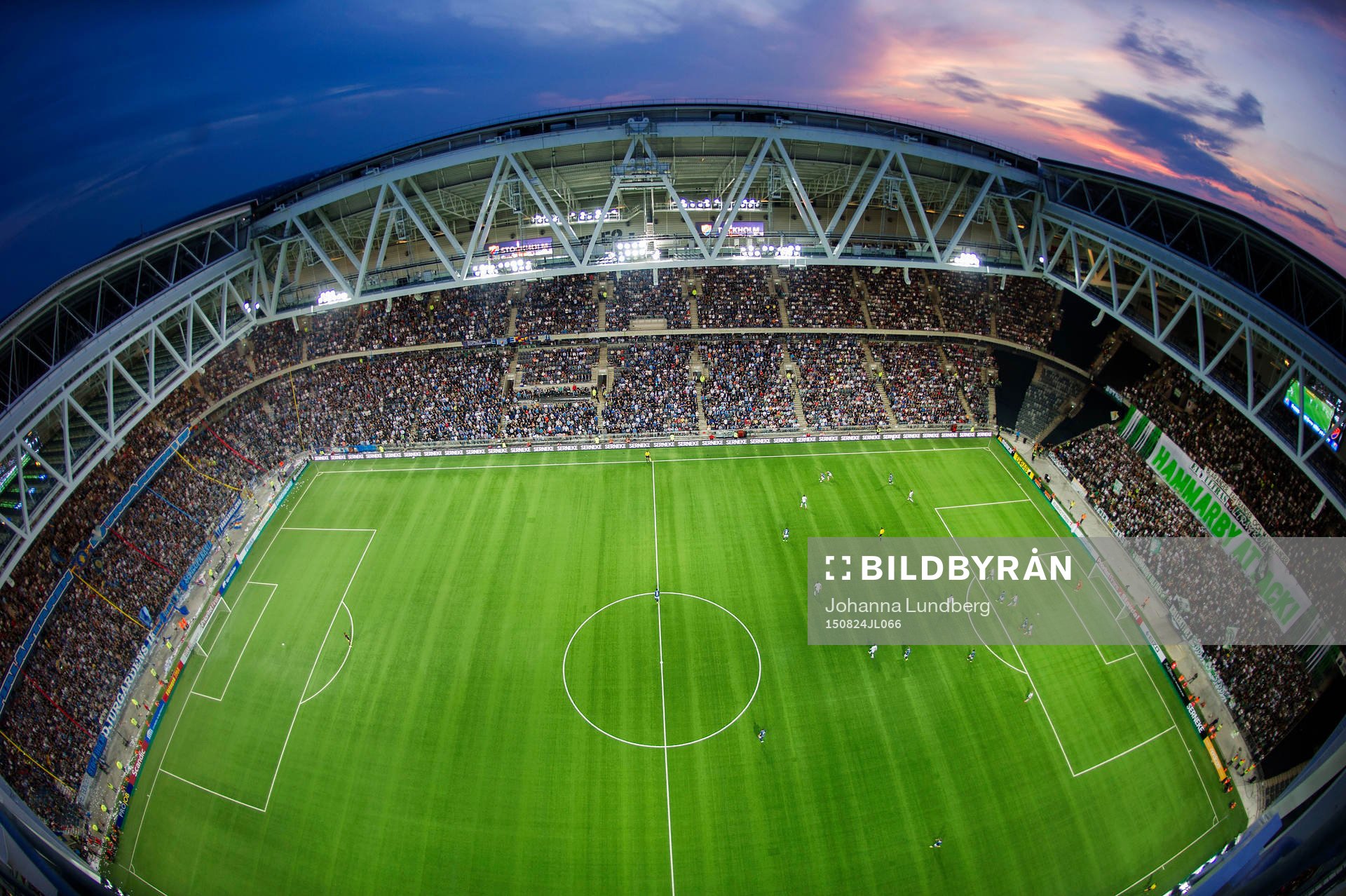 Översiktsbild över Tele2 arena