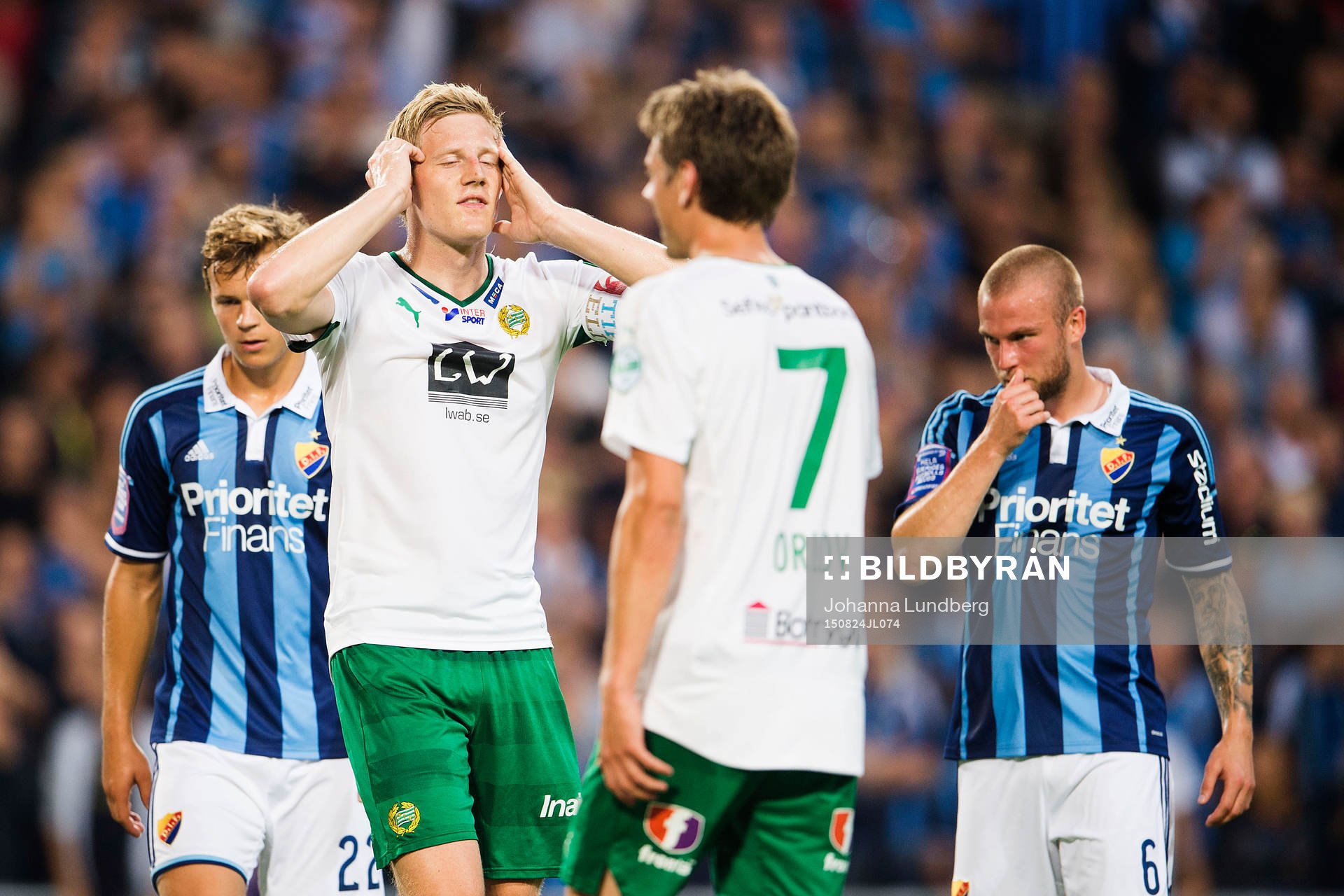 Hammarbys Lars Saetra deppar