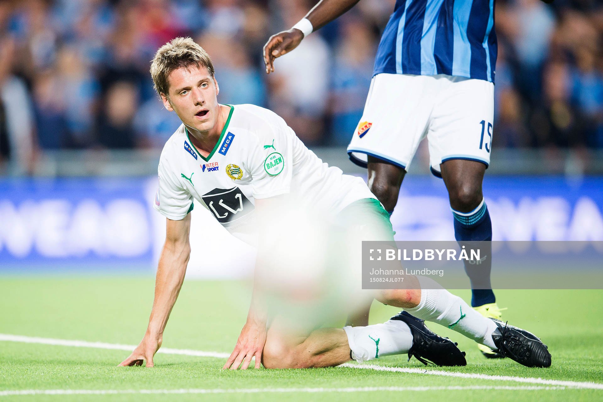 Hammarbys Jakob Orlov reagerar