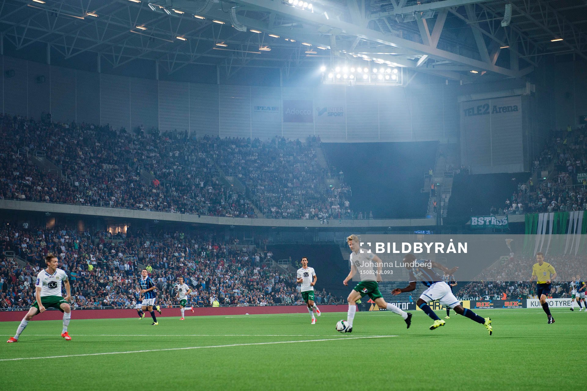 Spel pågår på Tele2 arena