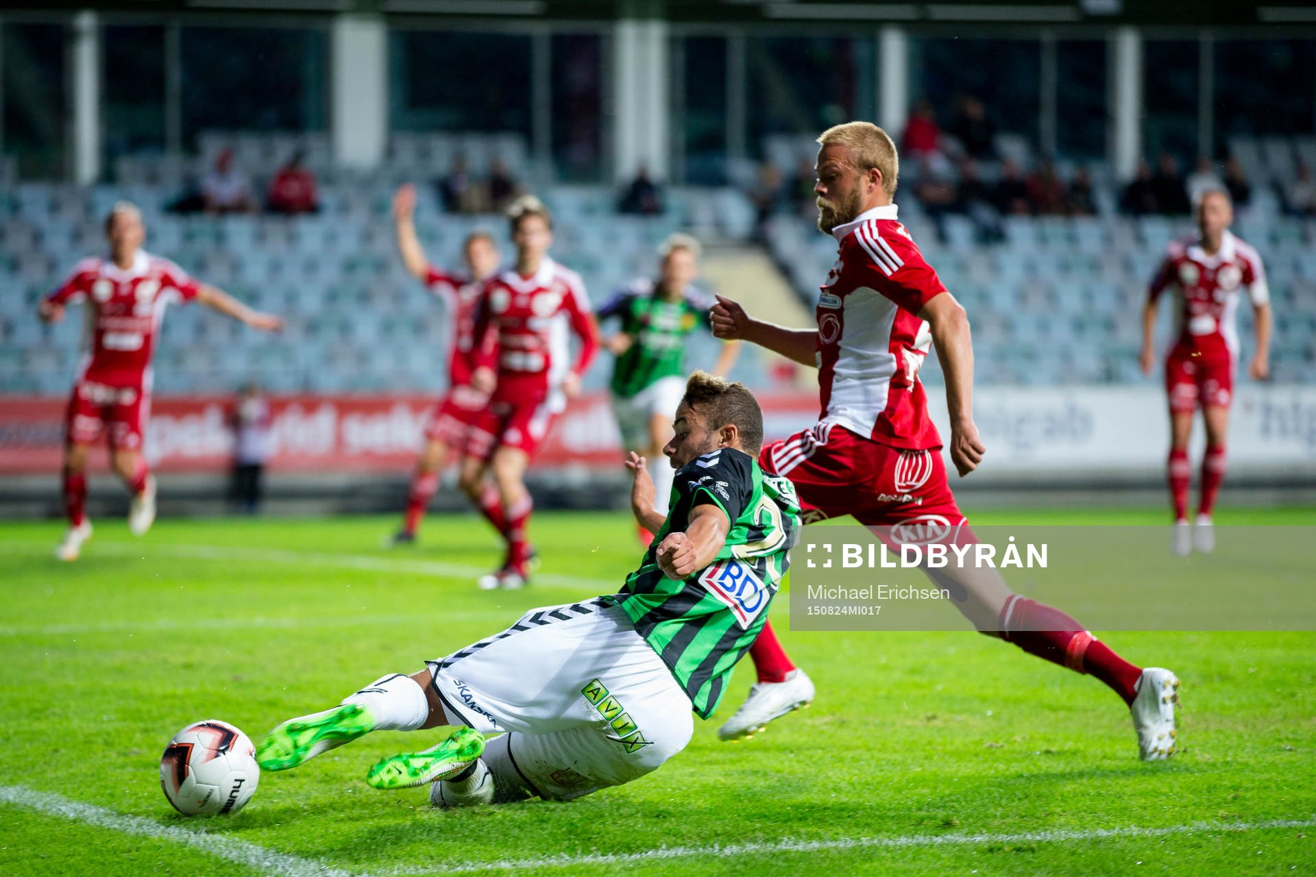 GAIS Malkolm Moenza mot Degerfors Daniel Sundgren