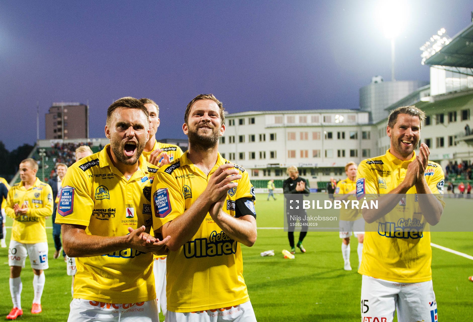 Falkenbergs Johannes Vall, David Svensson och Stefan