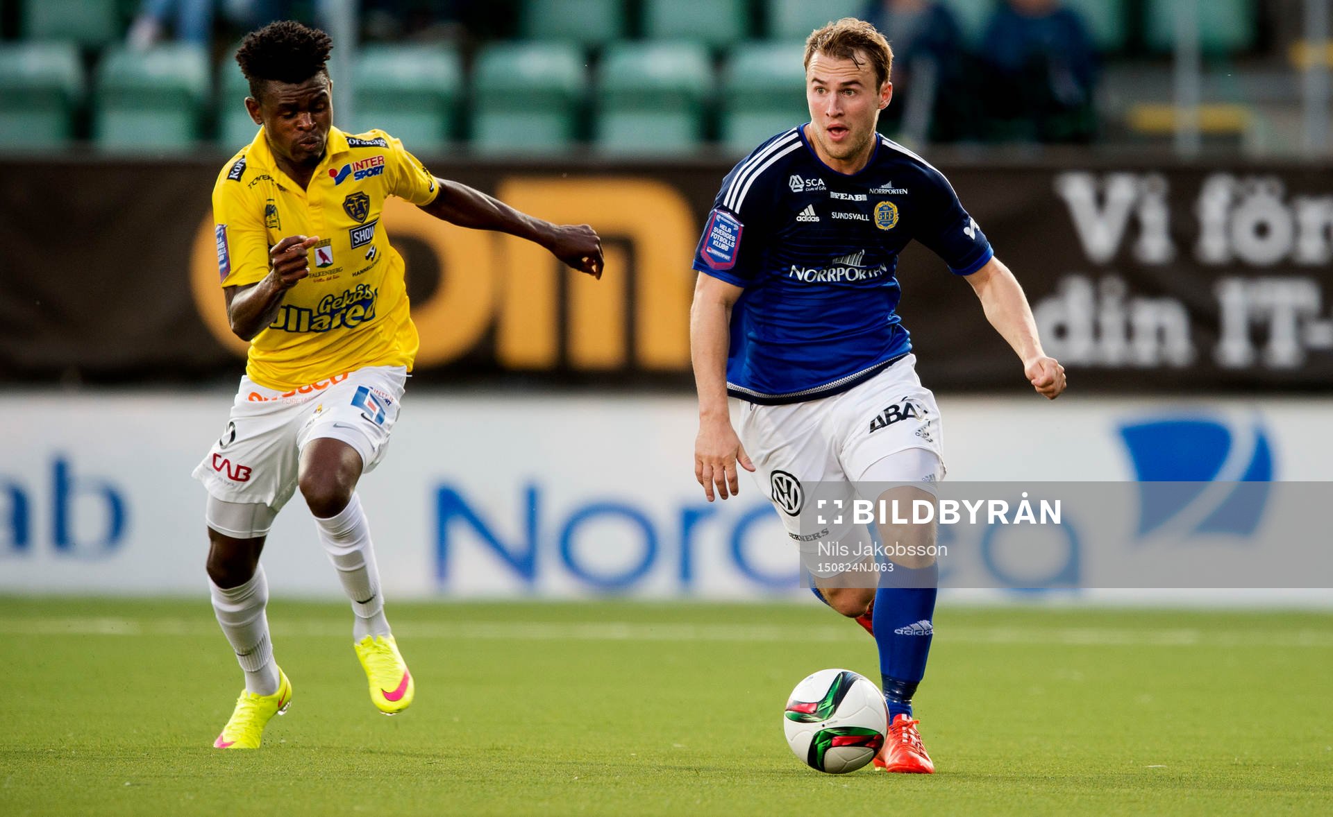 Falkenbergs Godsway Donyoh och Sundsvalls Rúnar Már