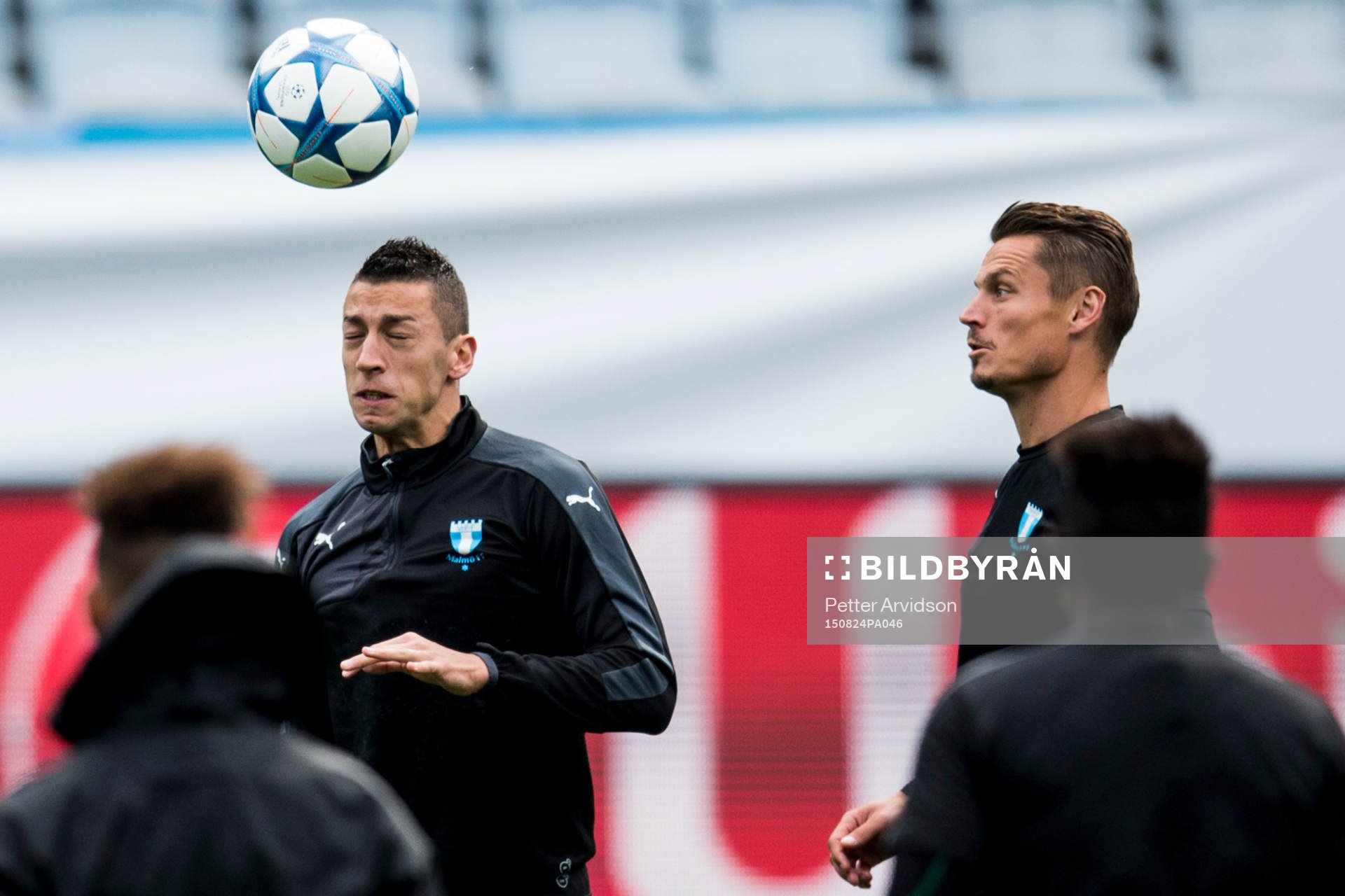 Malmö FFs Nikola Djurjic och Markus Rosenberg
