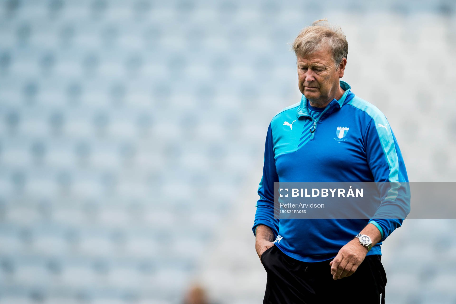 Malmö FFs tränare Åge Hareide deppar