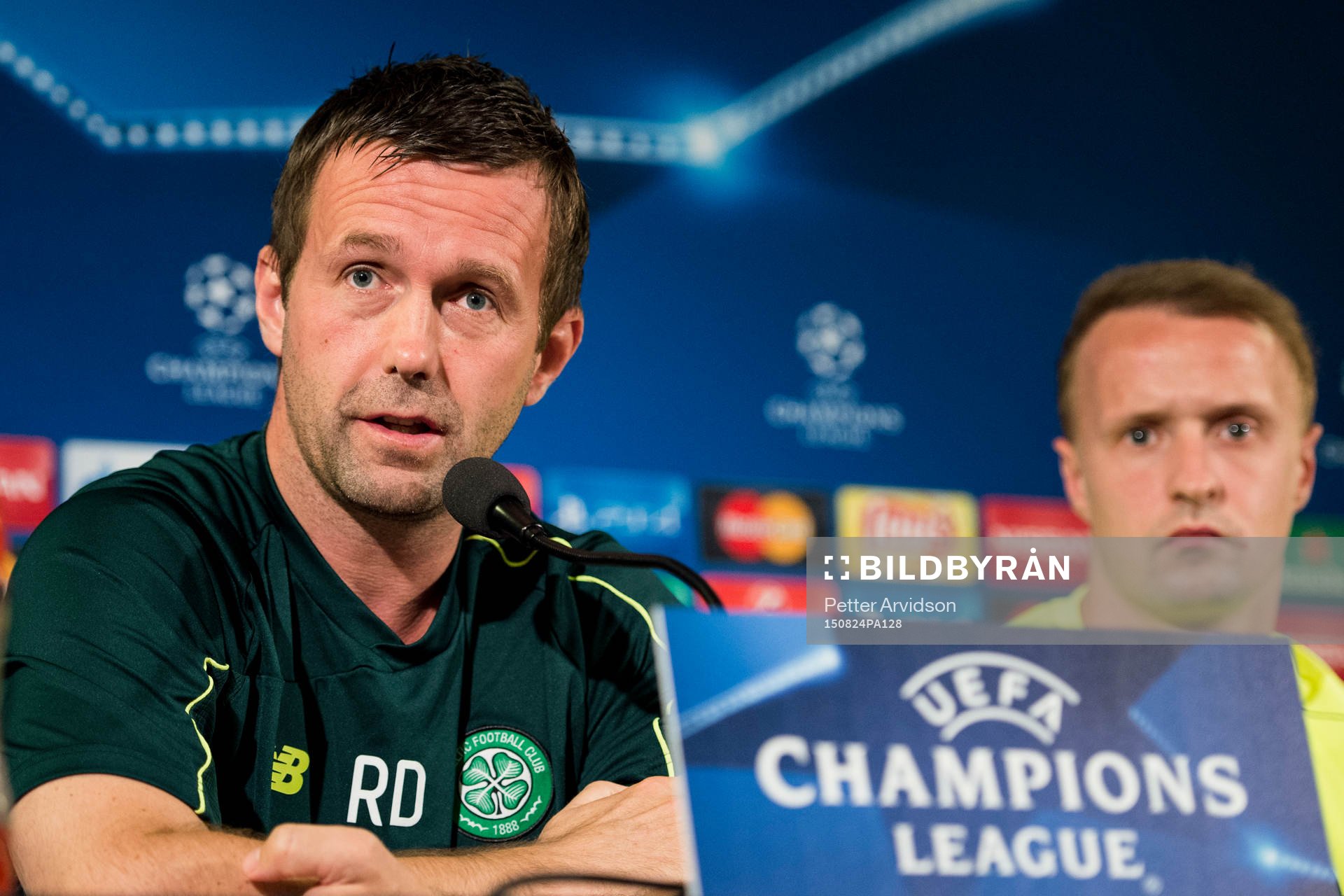 Celtics tränare Ronny Deila och Leigh Griffiths