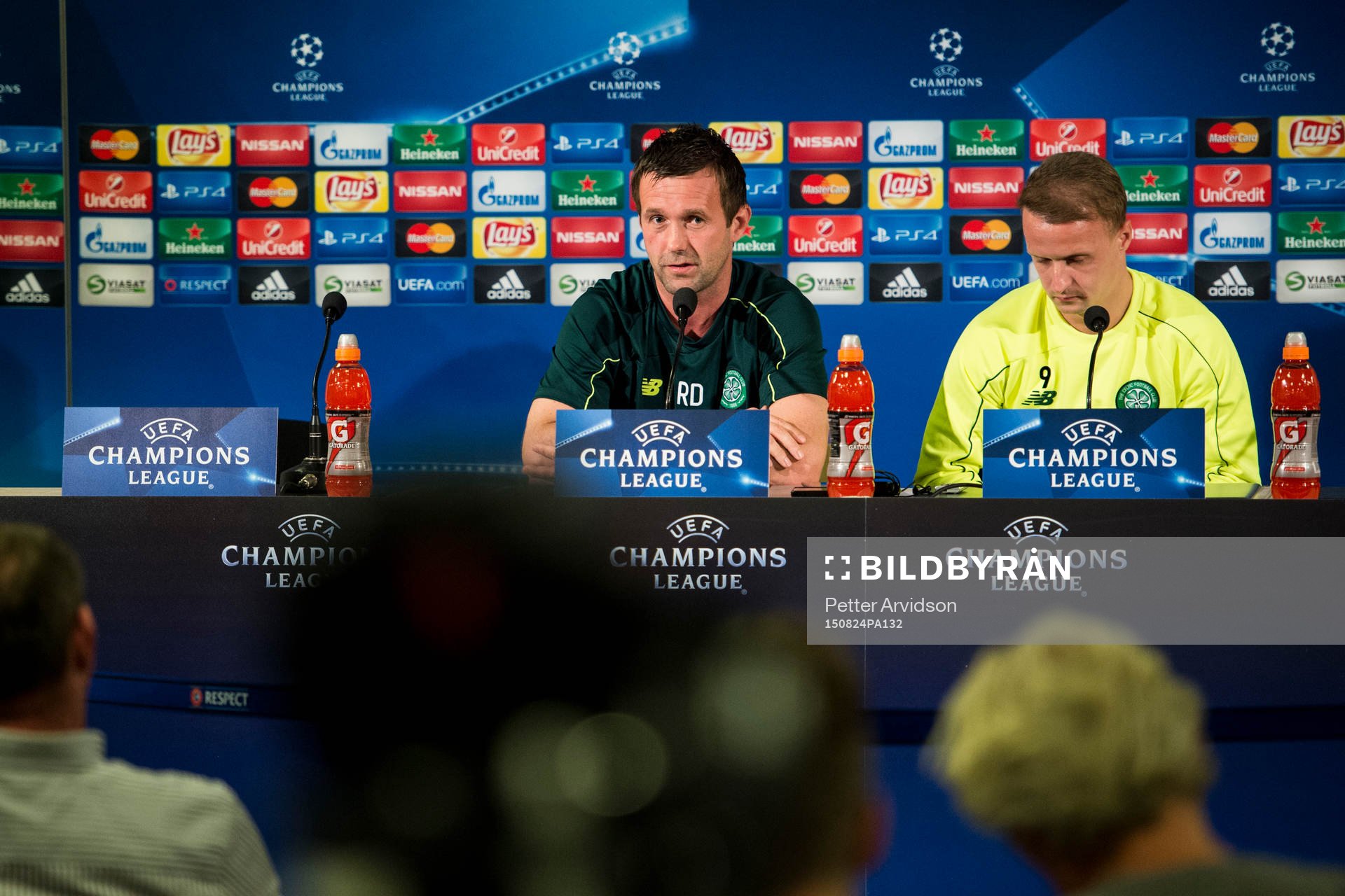 Celtics tränare Ronny Deila och Leigh Griffiths