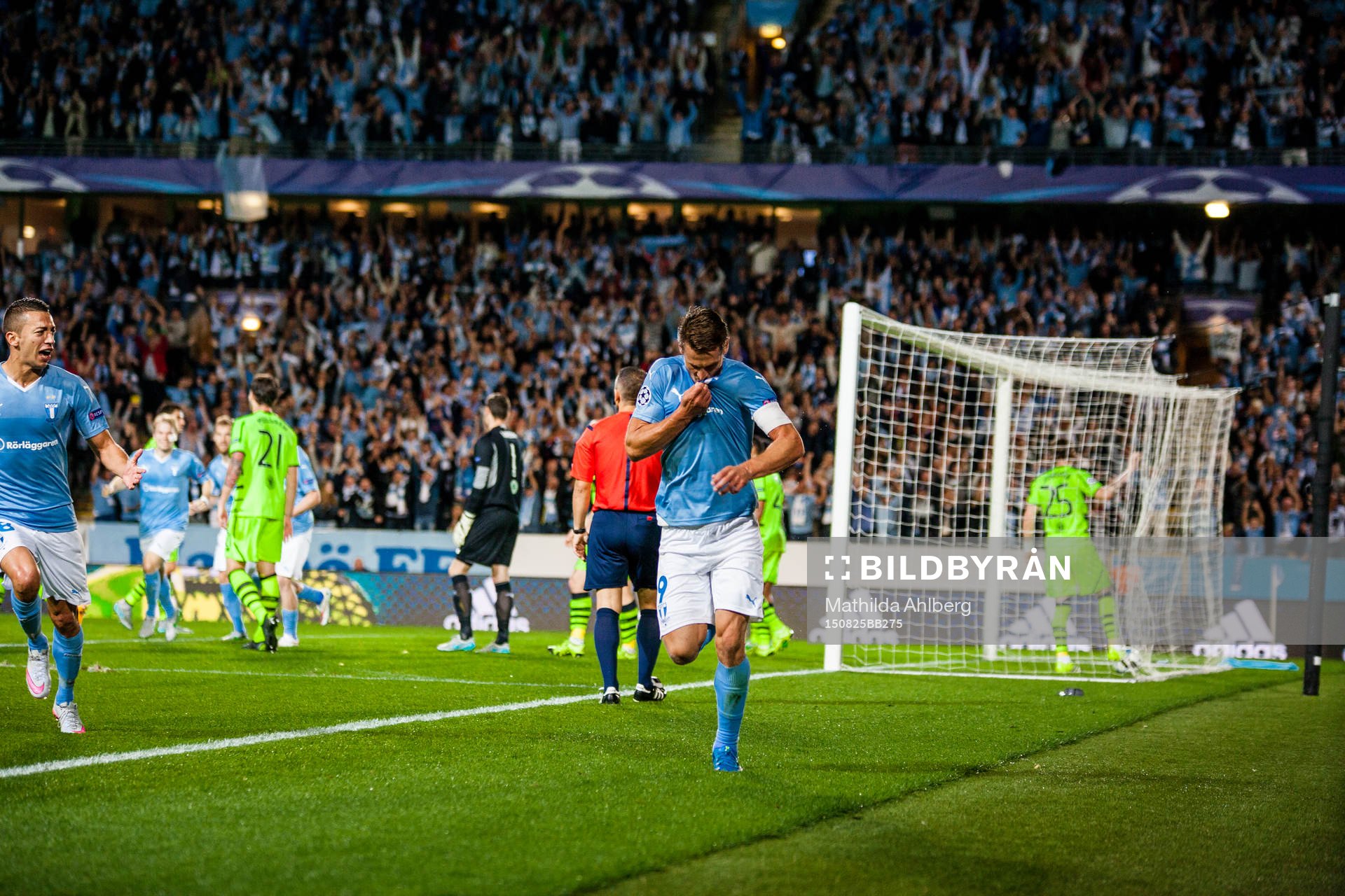 Malmö FFs Markus Rosenberg jublar