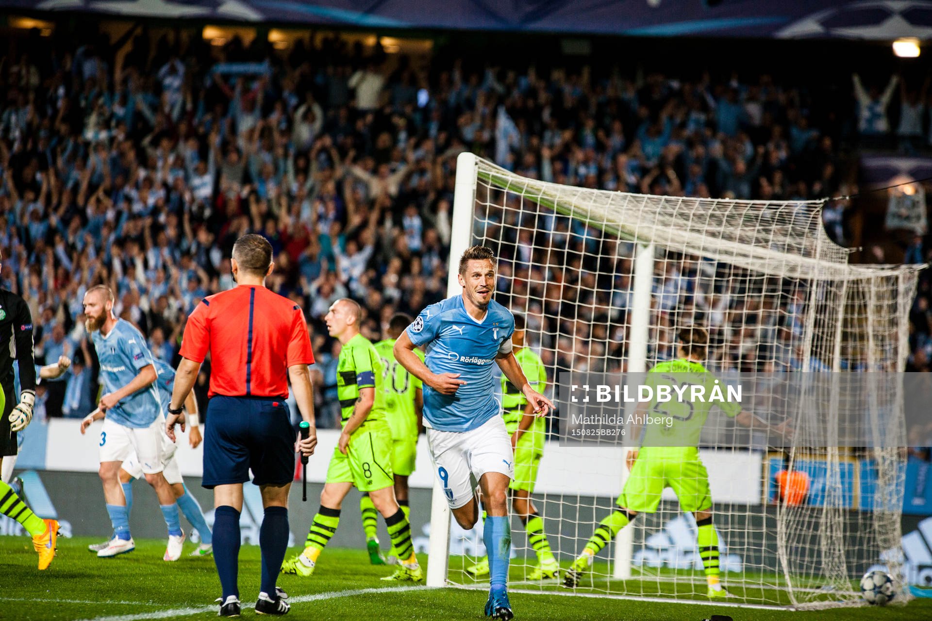 Malmö FFs Markus Rosenberg jublar