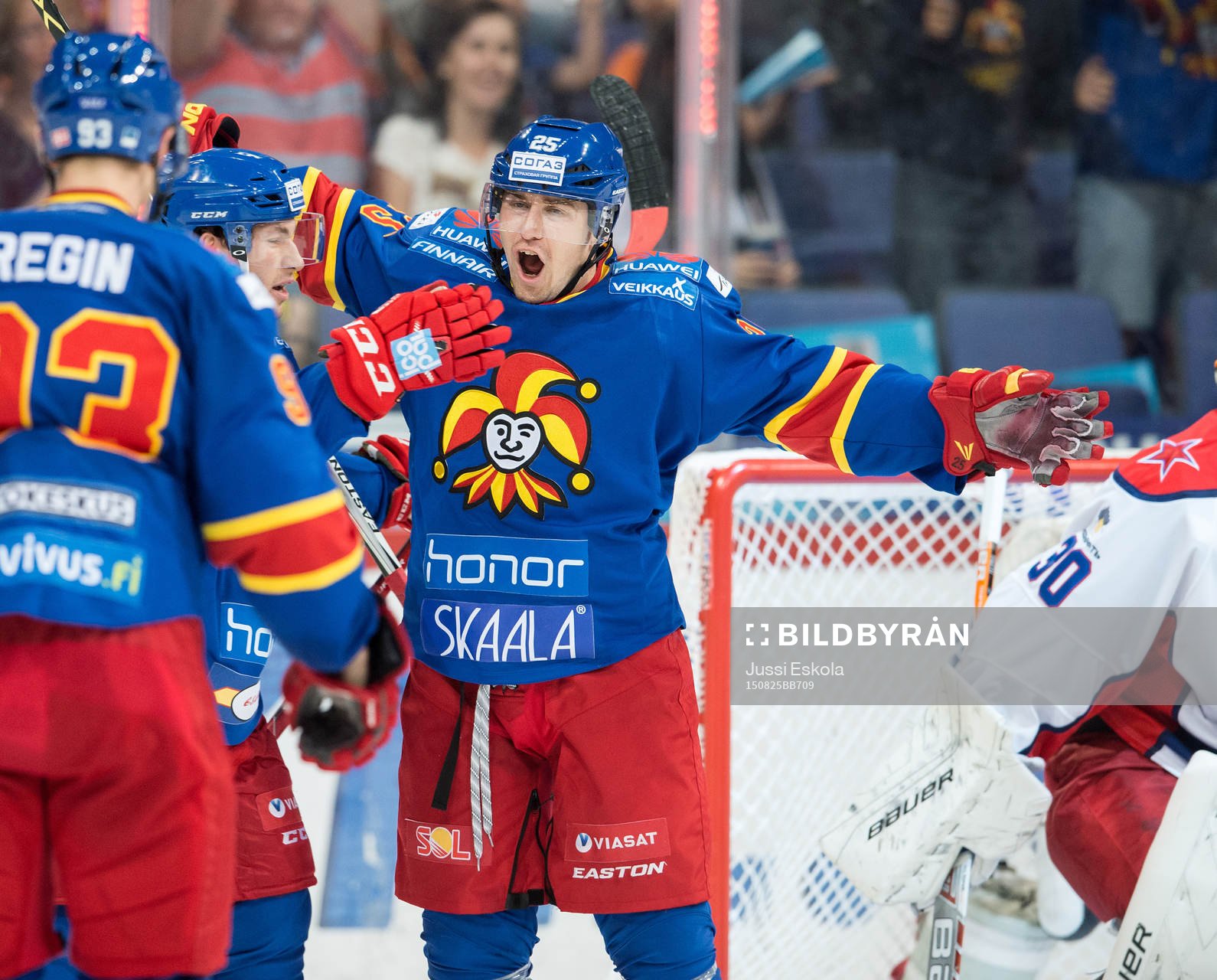 Jokerits Pekka Jormakka firar 1-0