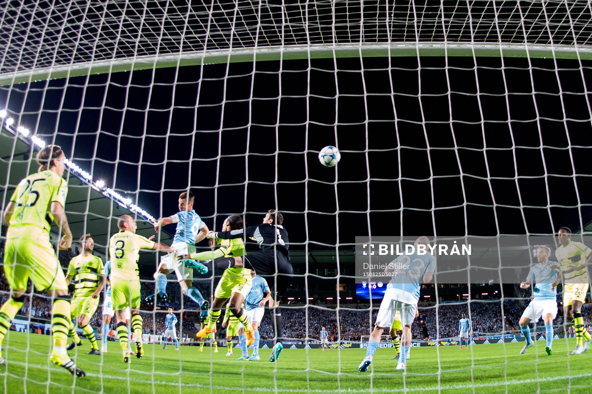 Malmö FFs Markus Rosenberg gör 1-0