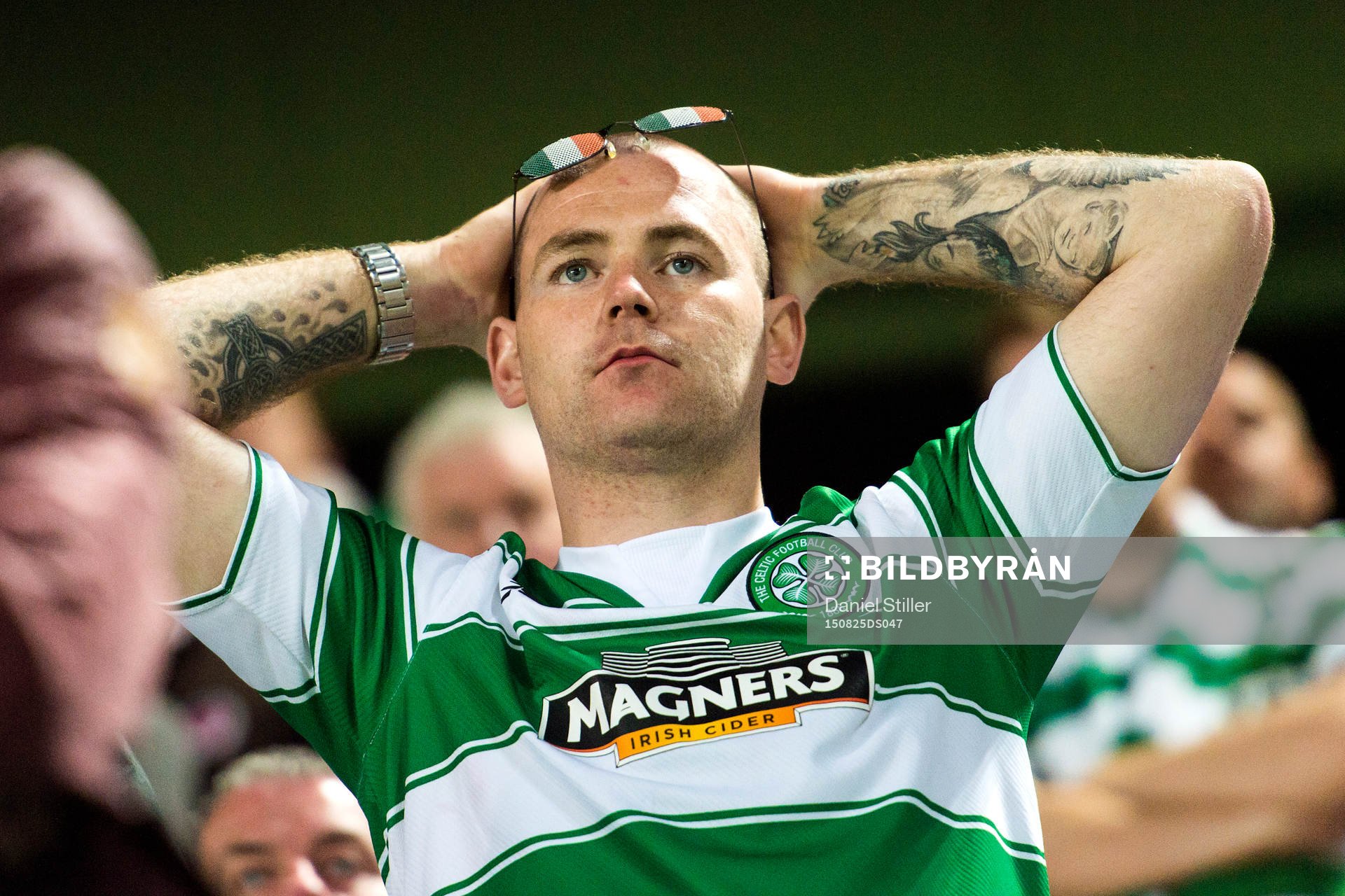 En Celtic-supporter deppar