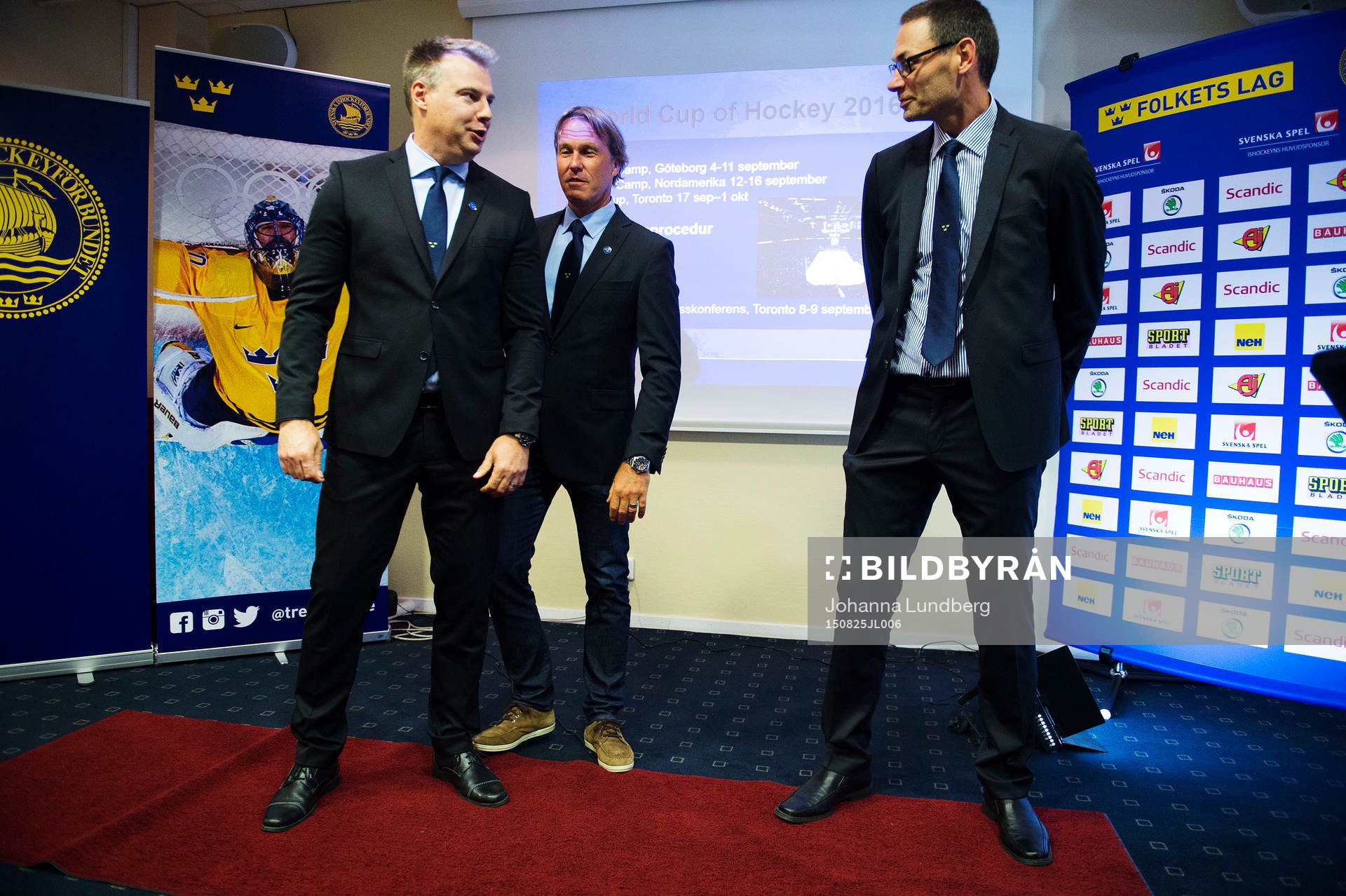 Johan Garpenlöv, Rikard Grönborg och Peter Popovic