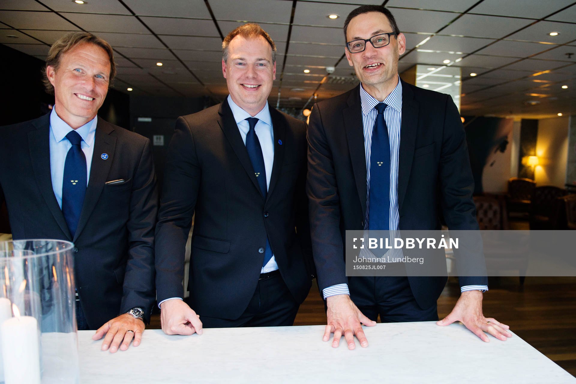 Johan Garpenlöv, Rikard Grönborg och Peter Popovic
