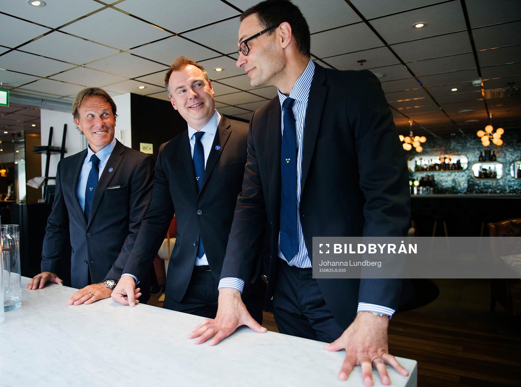 Johan Garpenlöv, Rikard Grönborg och Peter Popovic