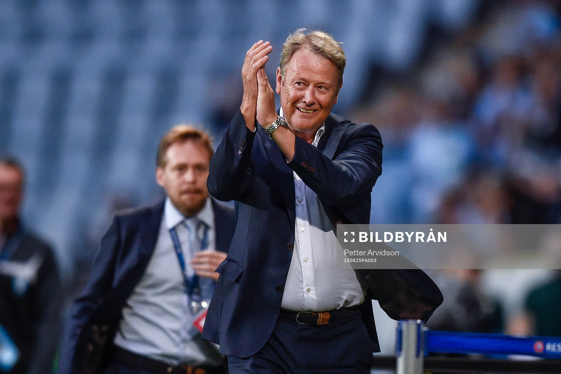 Malmö FFs tränare Åge Hareide före fotbollsmatchen