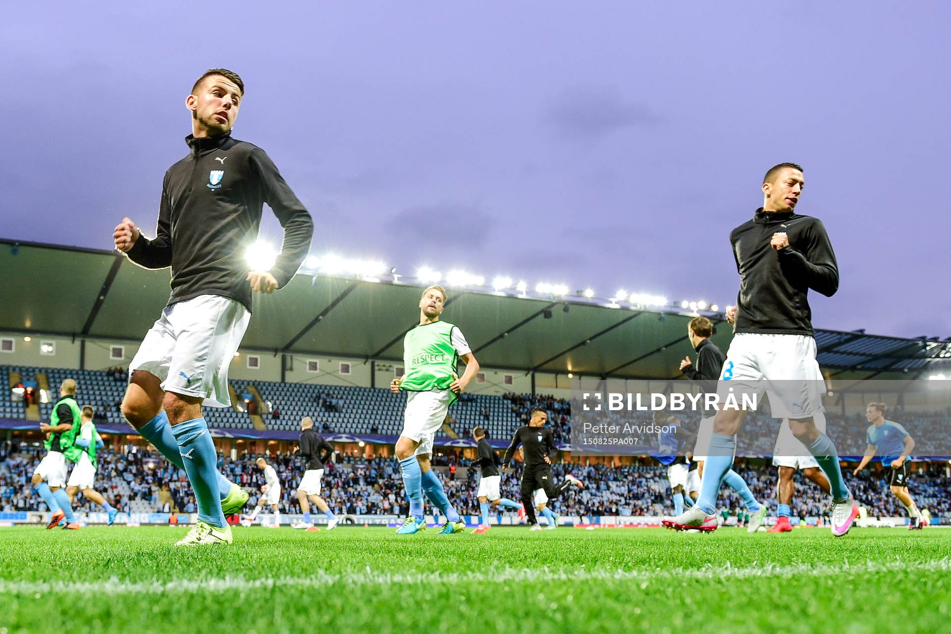 Malmö FFs Erdal Rakip , Kari Arnason och Nikola Djurjic