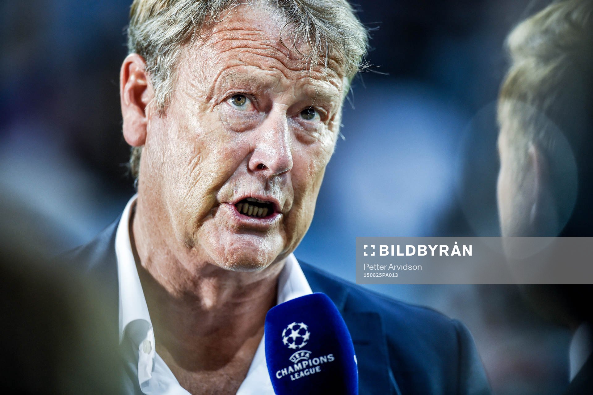 Malmö FFs tränare Åge Hareide före fotbollsmatchen