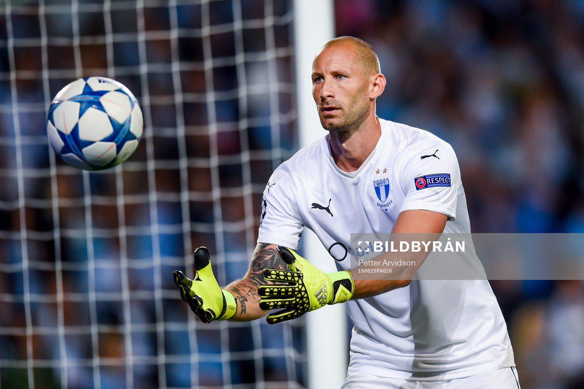 Malmö FFs målvakt Johan Wiland