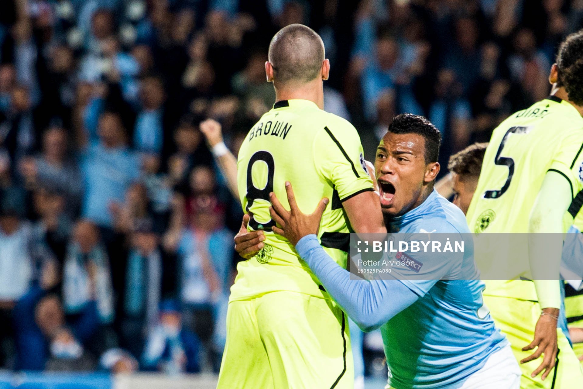 Malmö FFs Felipe Carvalho jublar