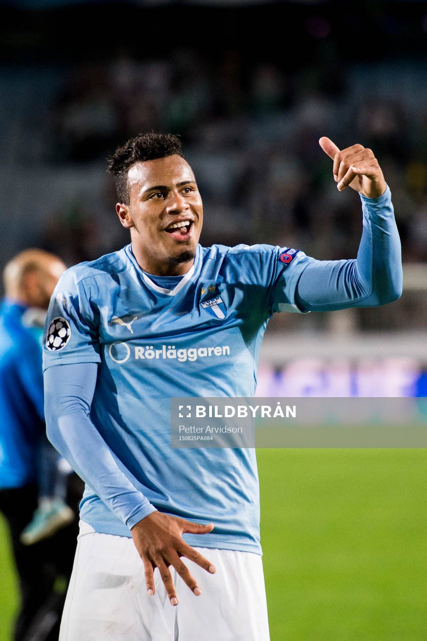 Malmö FFs Felipe Carvalho jublar