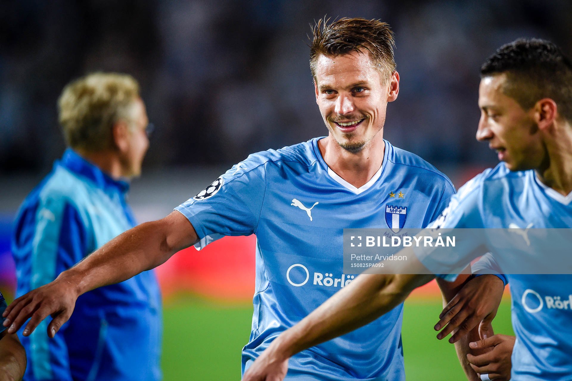 Malmö FFs Markus Rosenberg firar