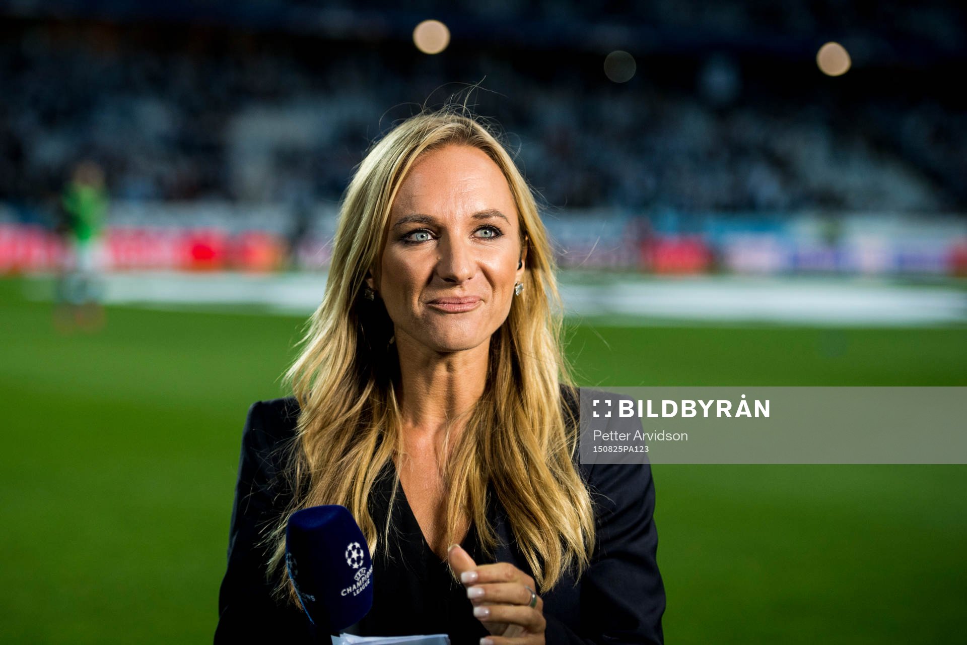 Viasats reporter Frida Nordstrand