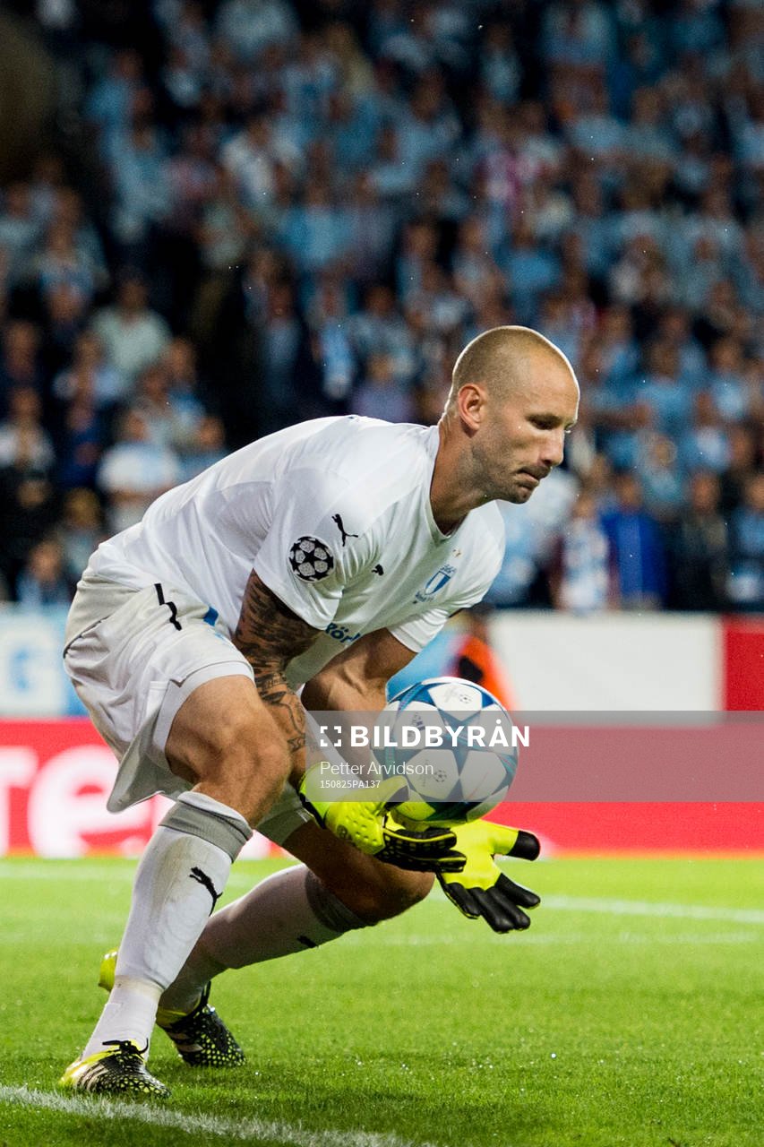 Malmö FFs målvakt Johan Wiland