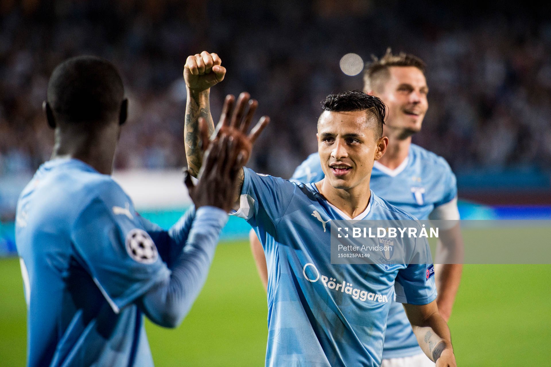 Malmö FFs Yoshimar Yotún jublar