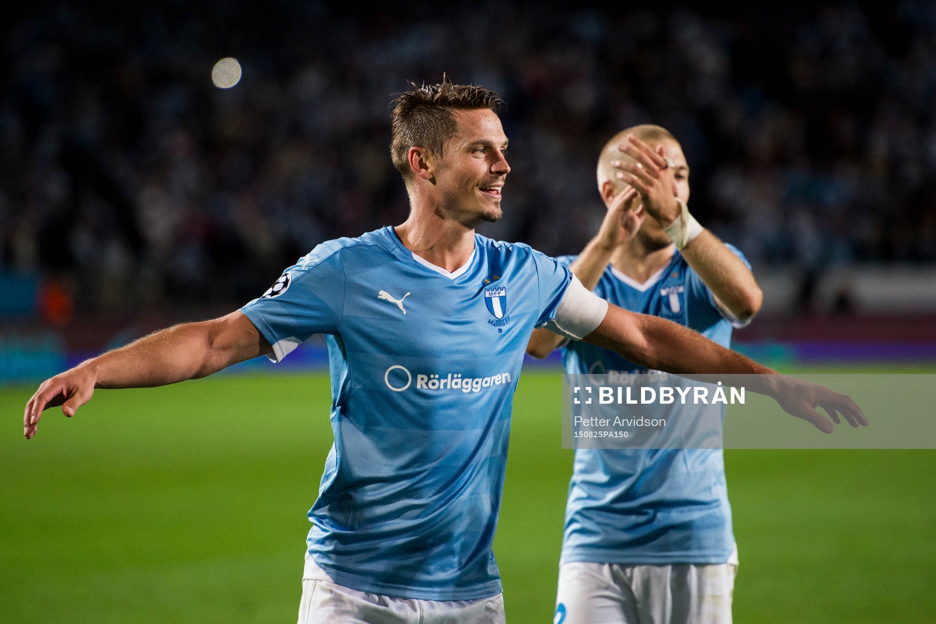 Malmö FFs Markus Rosenberg jublar