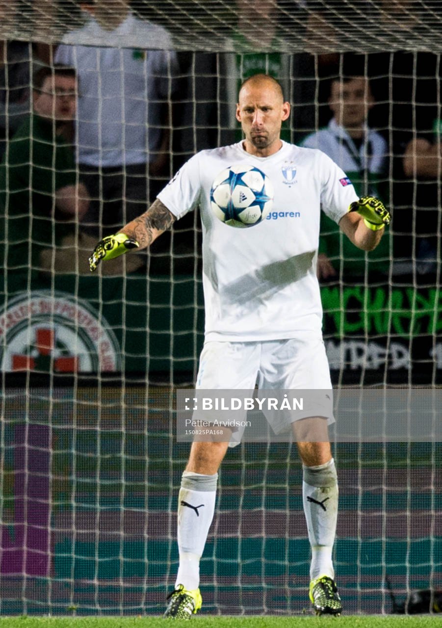 Malmö FFs målvakt Johan Wiland