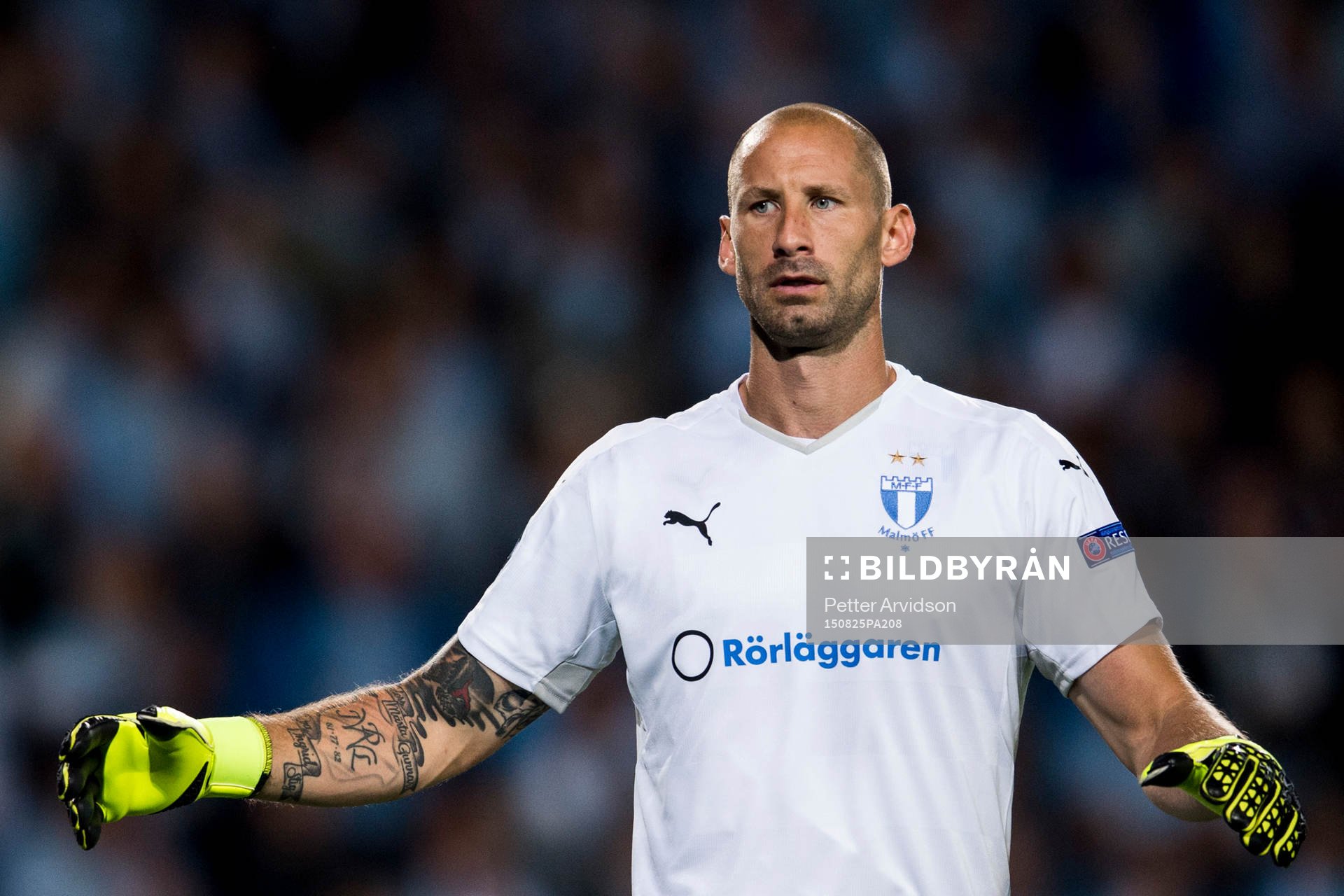 Malmö FFs målvakt Johan Wiland